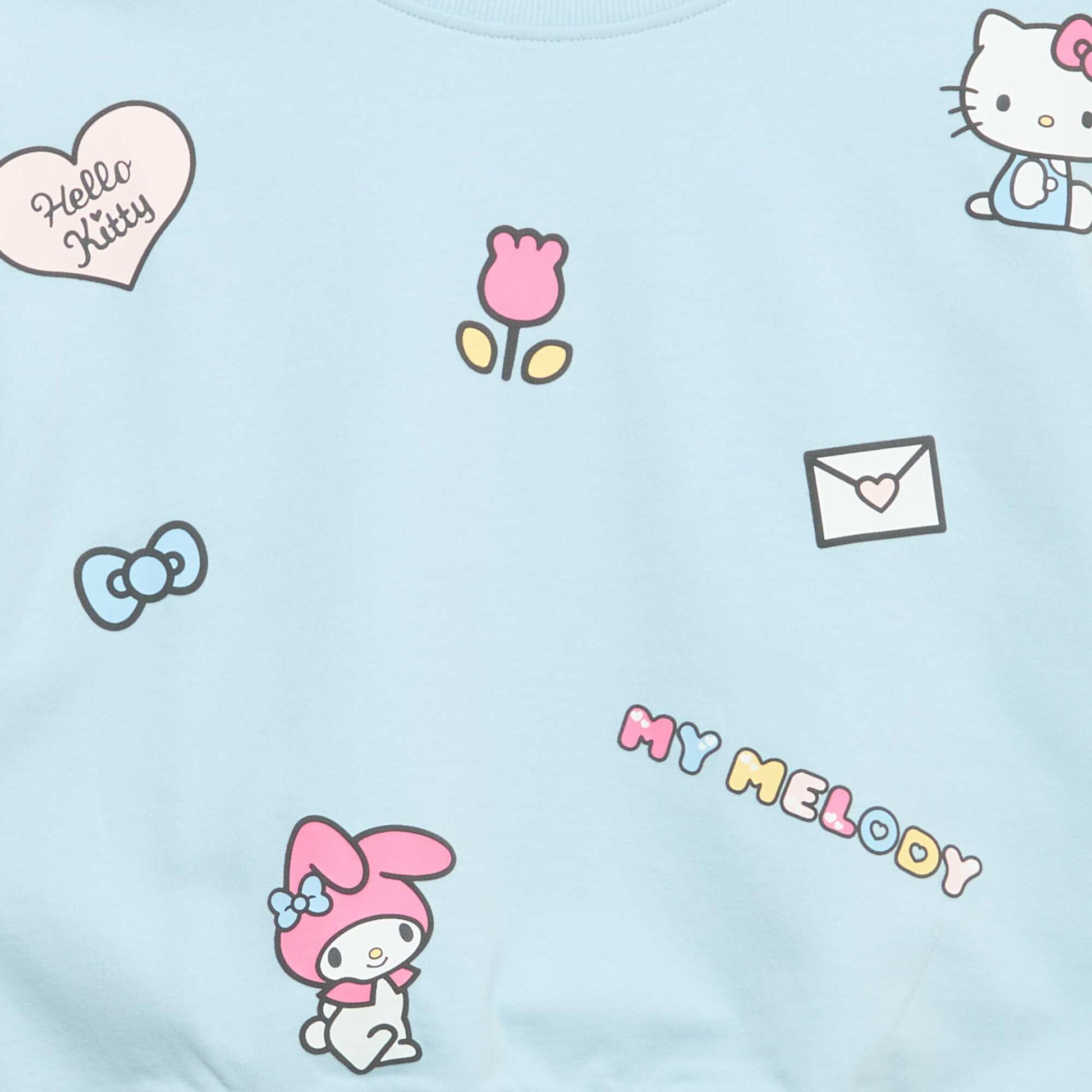 'Hello Kitty' Long-Sleeved Sweatshirt BLUE