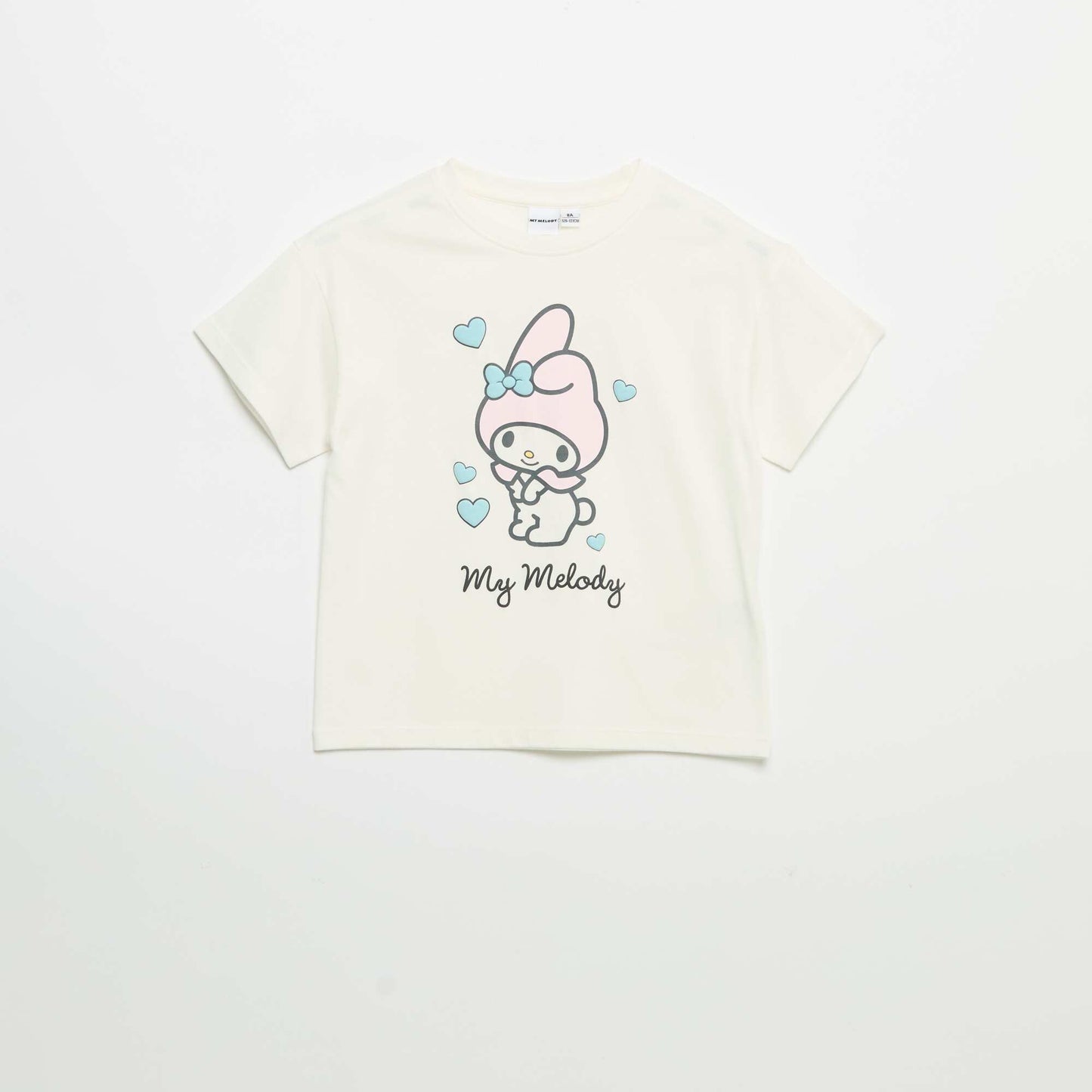 'Hello Kitty' Short-Sleeved T-shirt WHITE