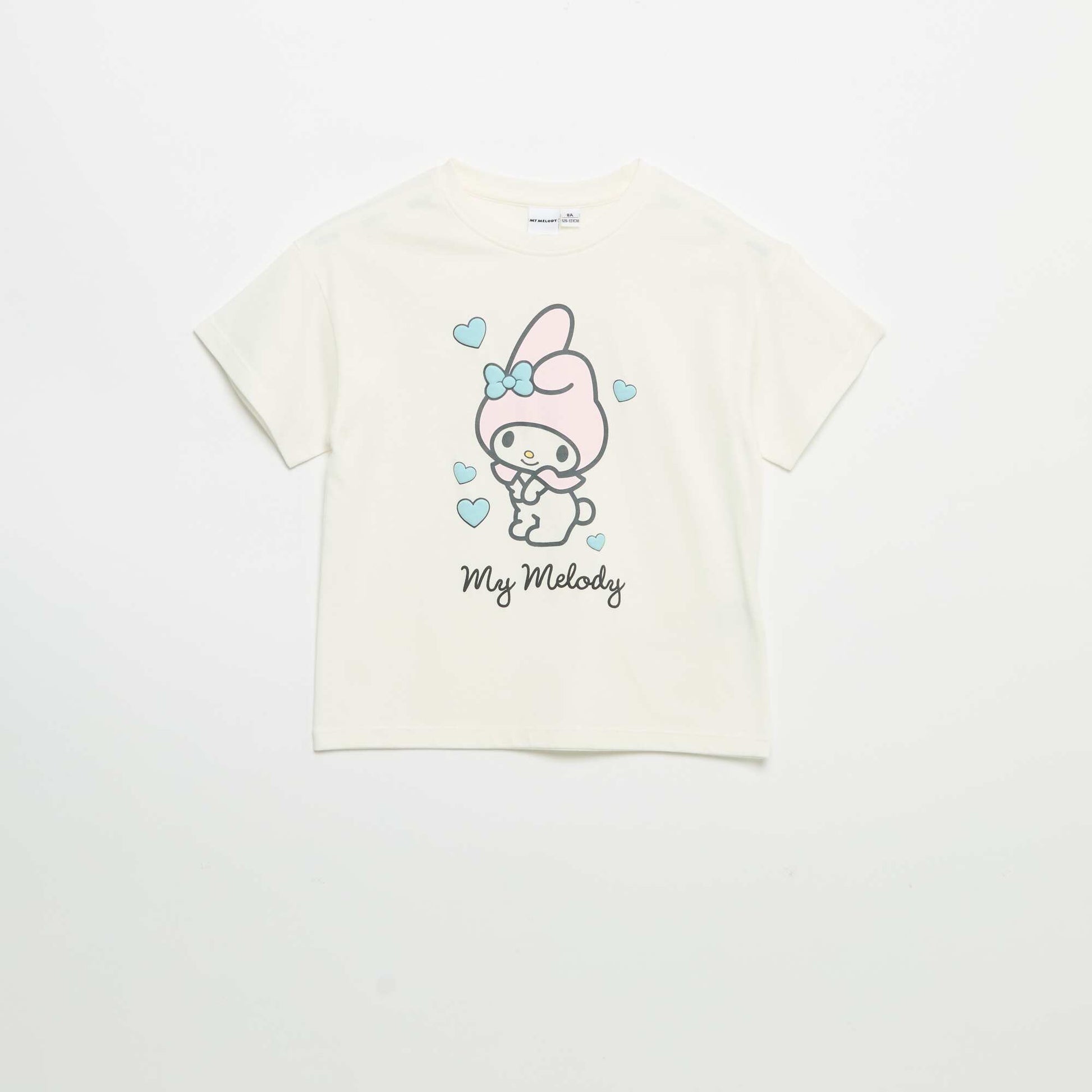 'Hello Kitty' Short-Sleeved T-shirt WHITE