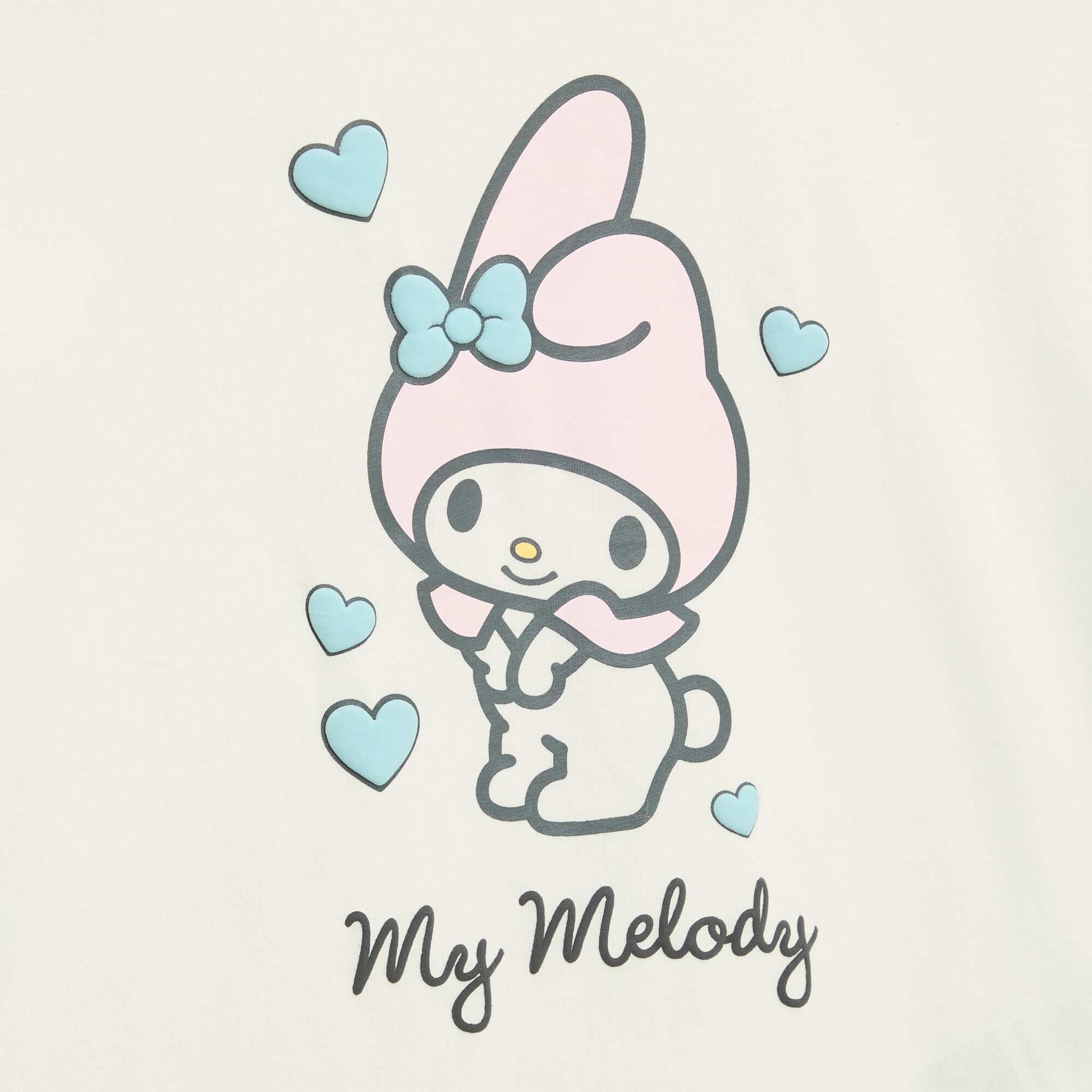 'Hello Kitty' Short-Sleeved T-shirt WHITE