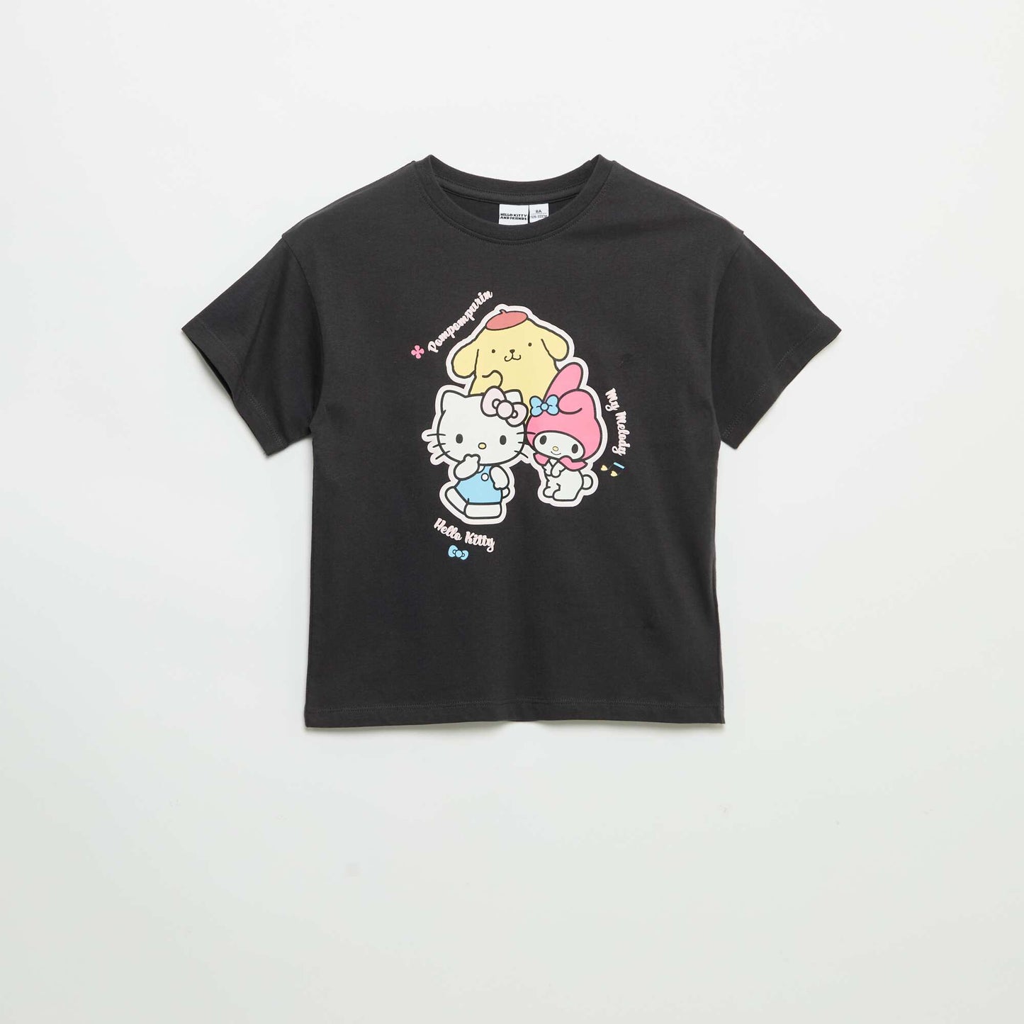 'Hello Kitty' Short-Sleeved T-shirt BLACK