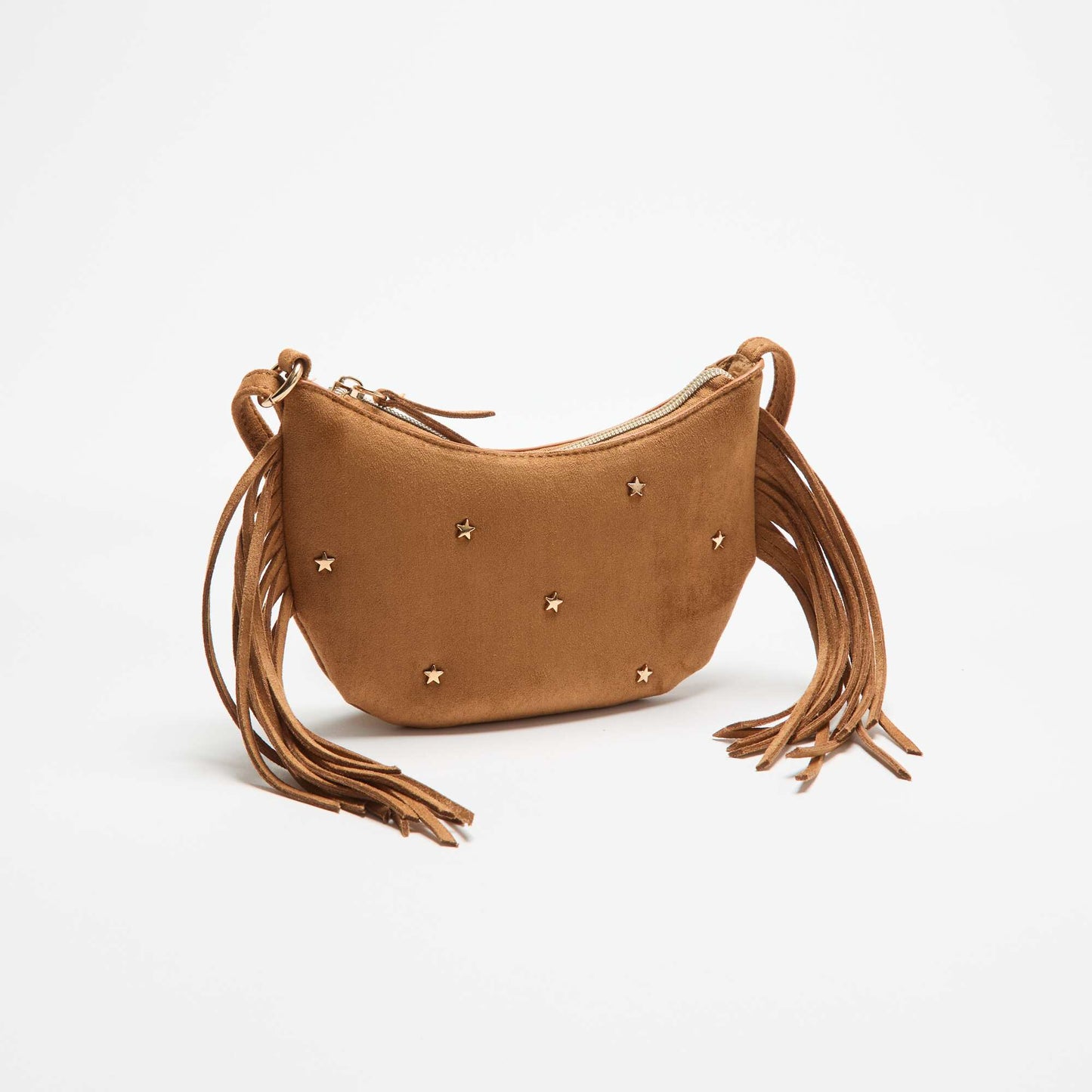 Mini fringed bag BEIGE