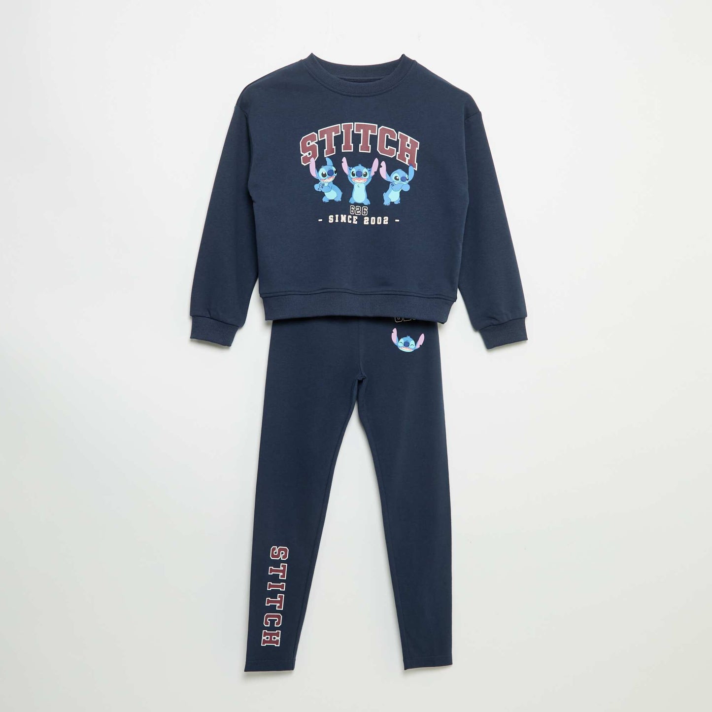 'Disney' French Terry Jogging Set - 2 Pieces: Sweatshirt + Trousers BLUE