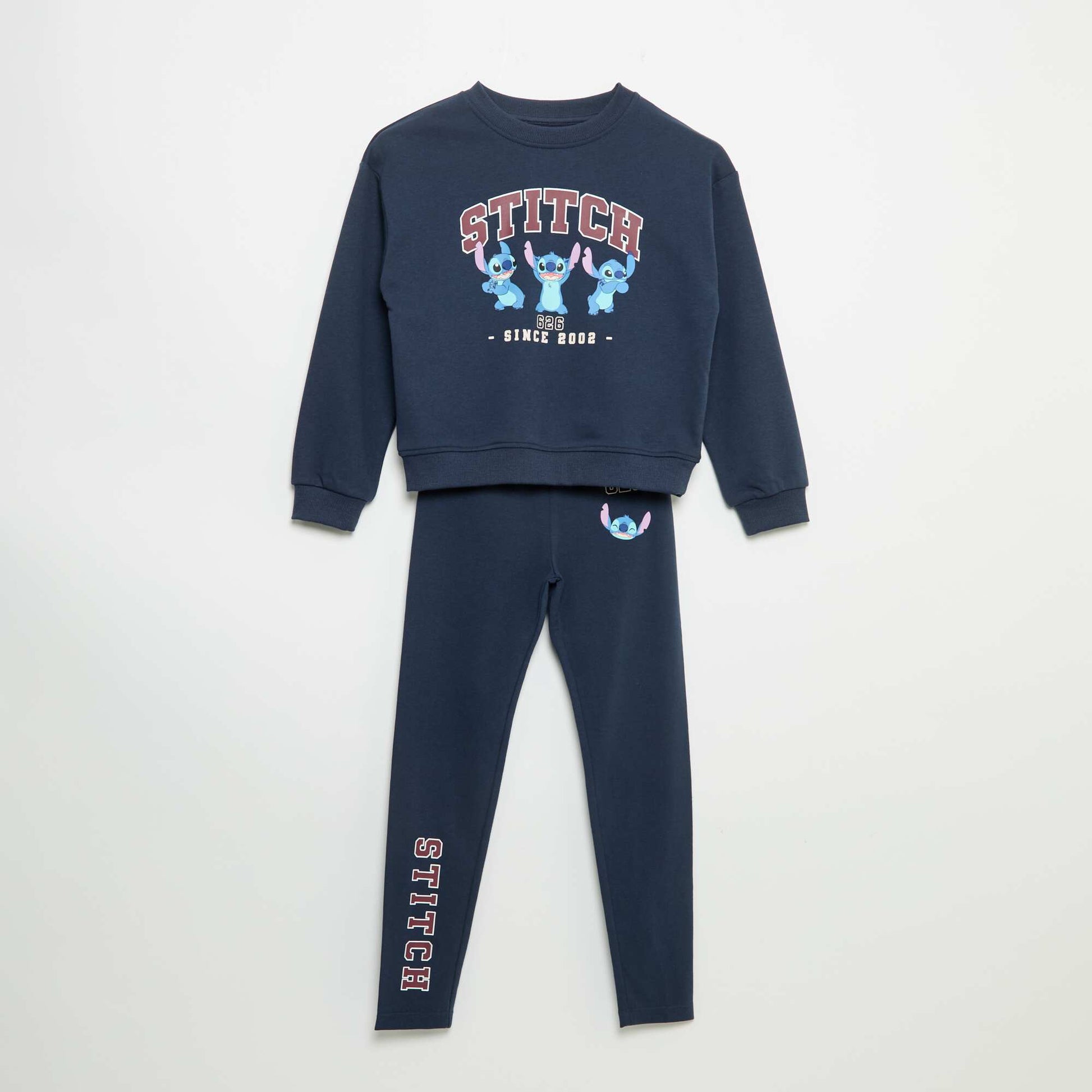 'Disney' French Terry Jogging Set - 2 Pieces: Sweatshirt + Trousers BLUE