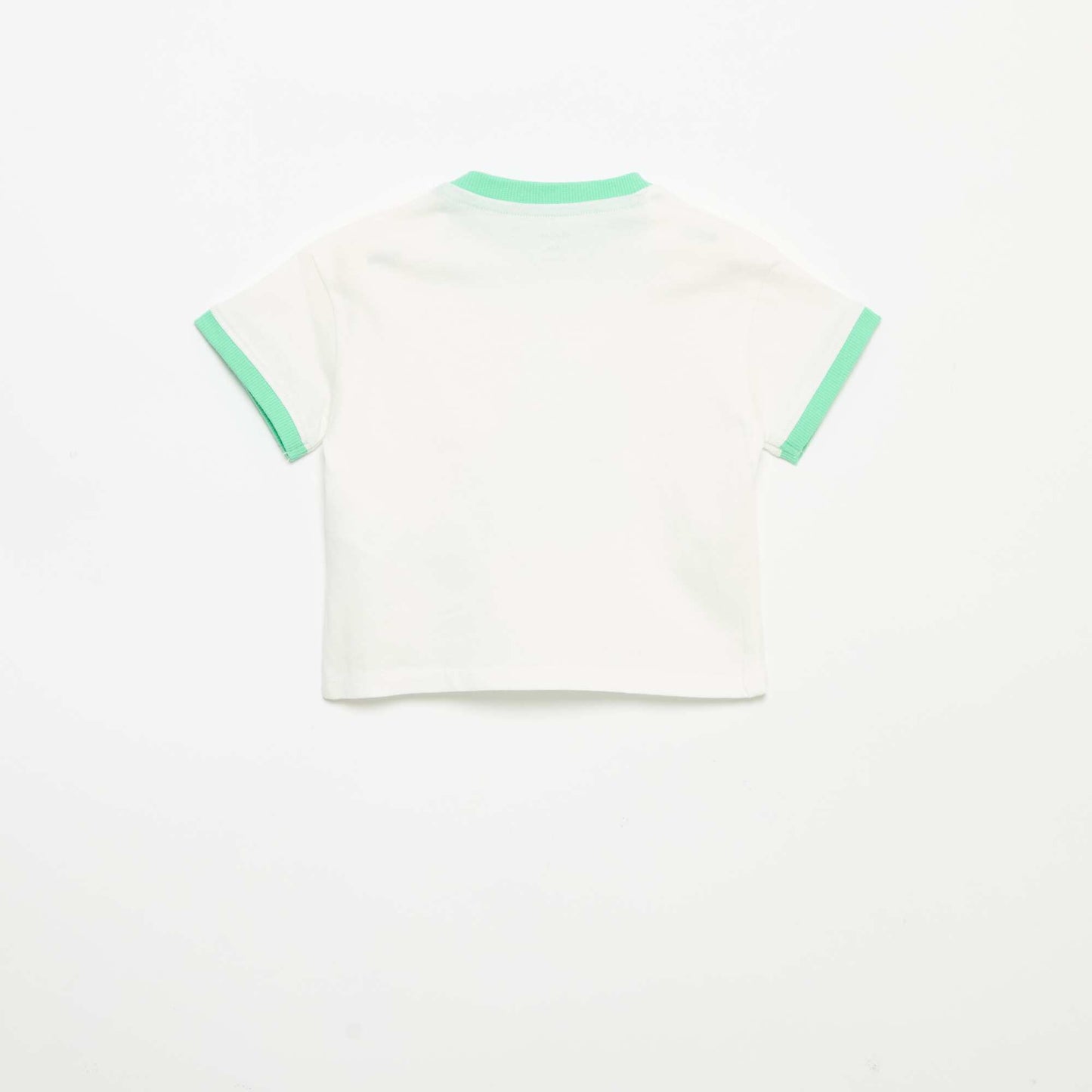 Short-sleeve printed T-shirt WHITE