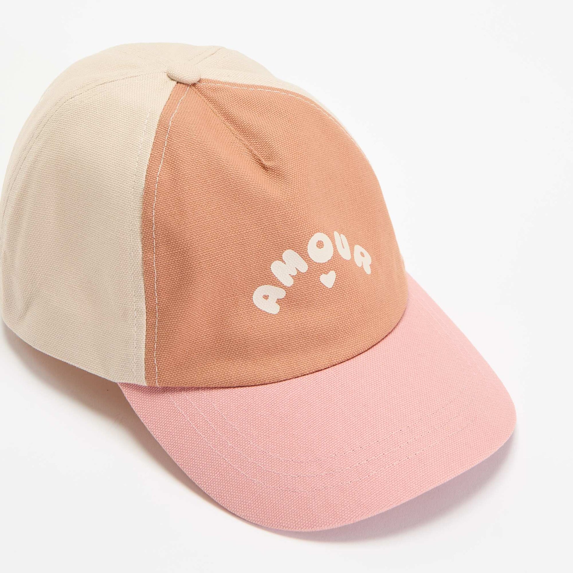 Leopard print baseball style cap PINK