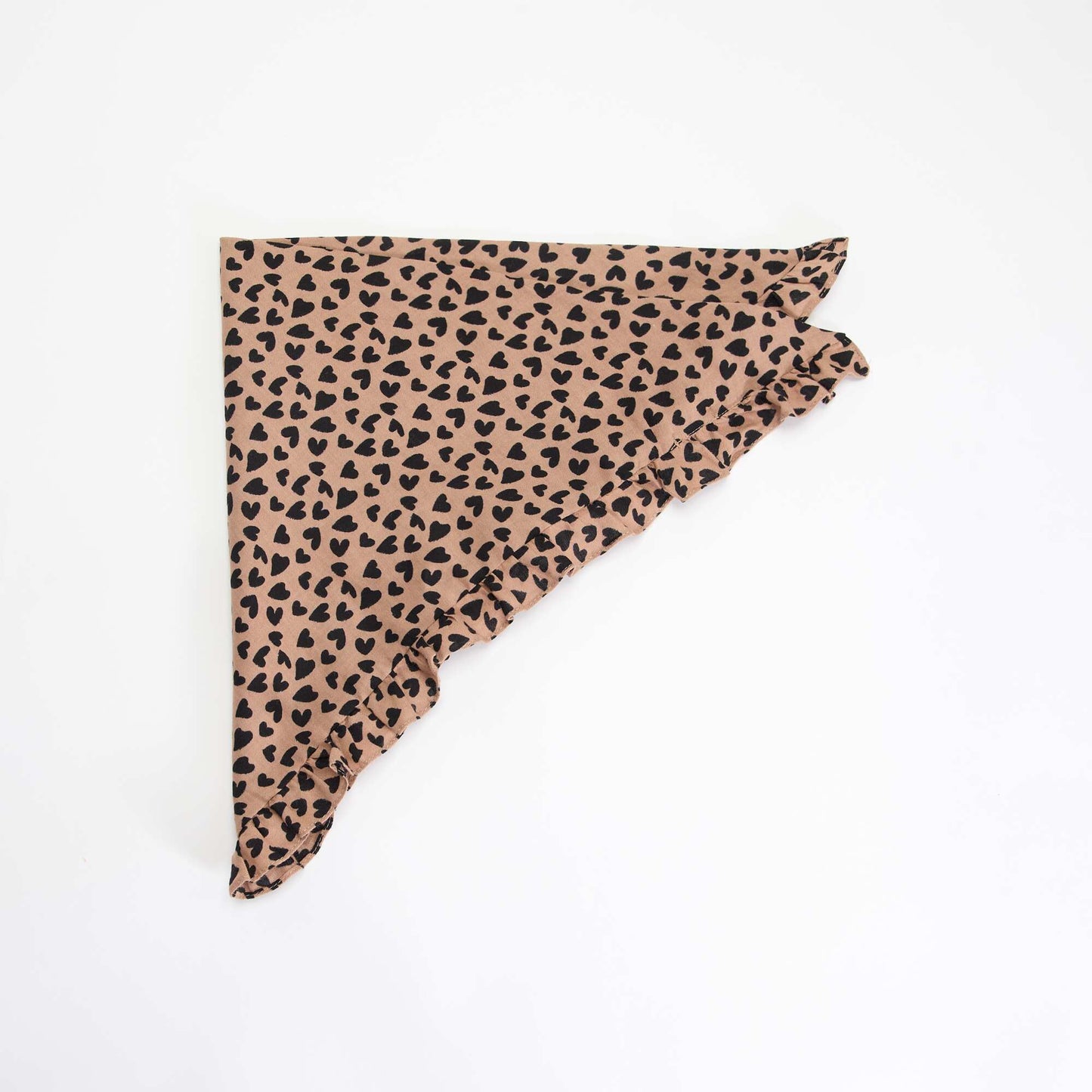 Printed square scarf BEIGE