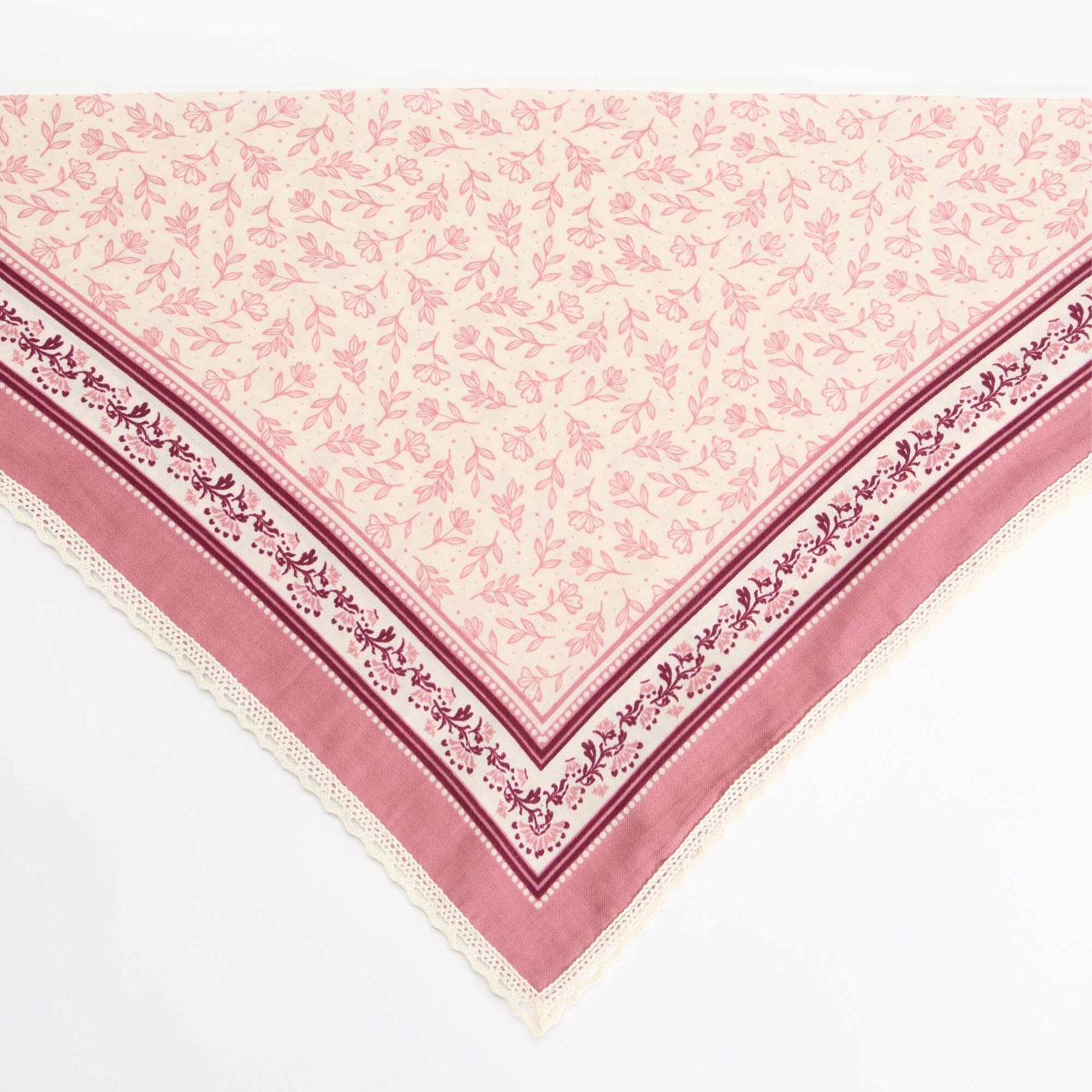 Printed square scarf PINK