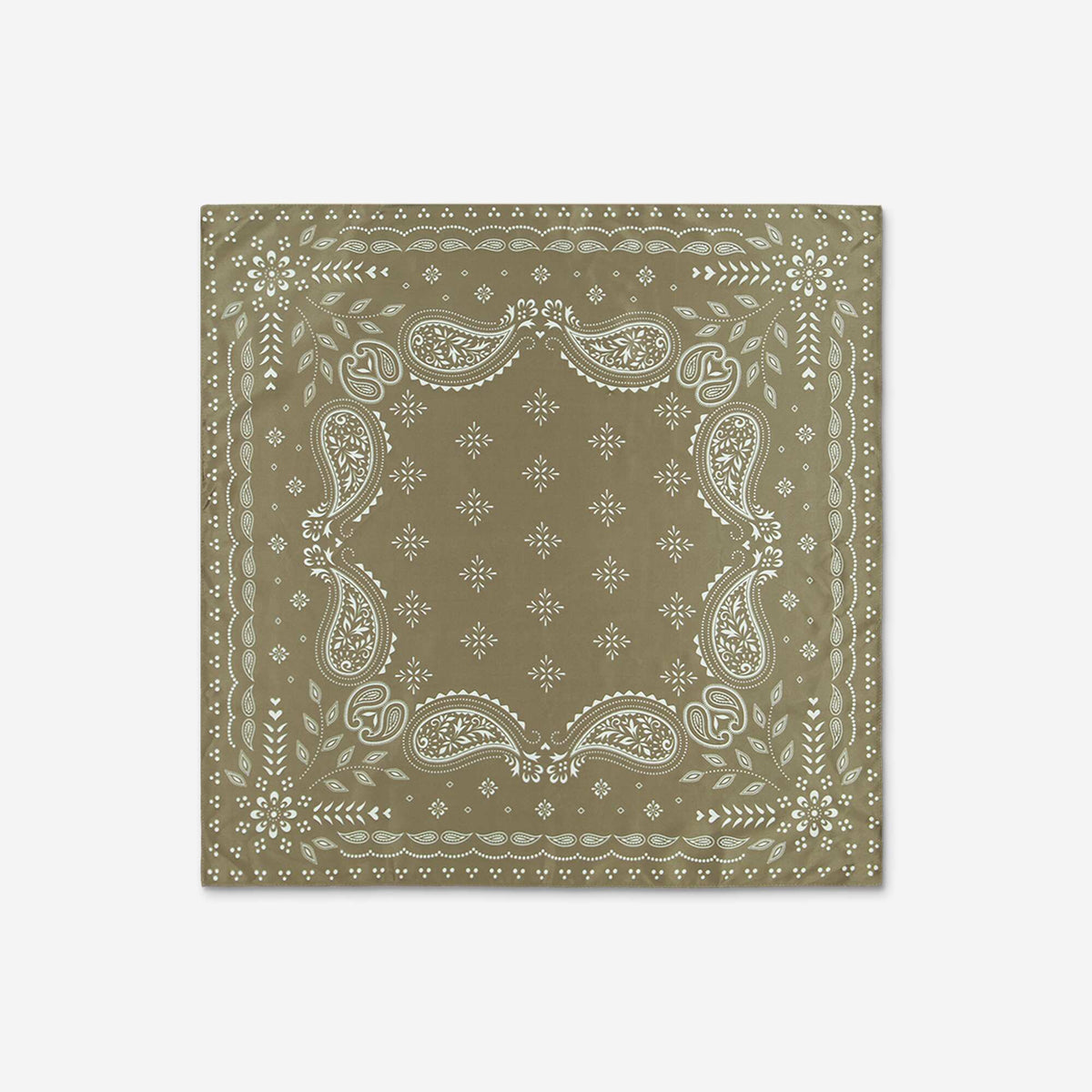 Patterned Scarf KHAKI