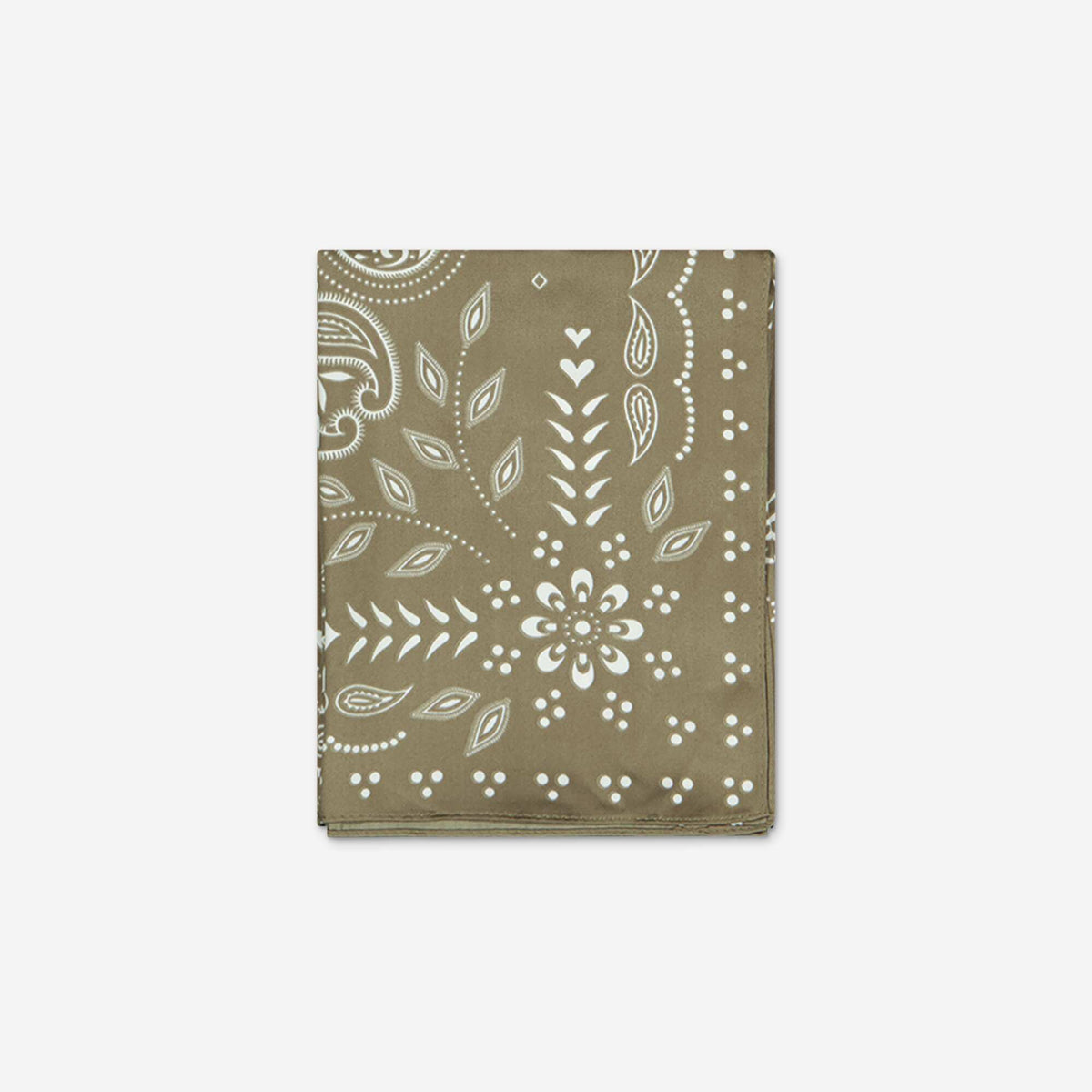 Patterned Scarf KHAKI