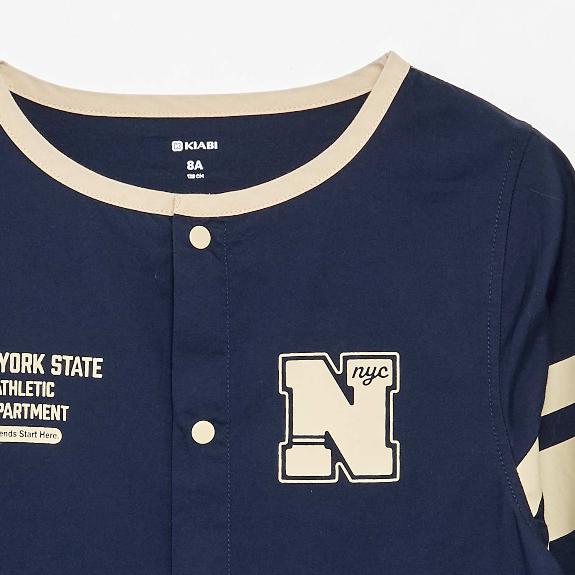Long-sleeved school smock BLUE