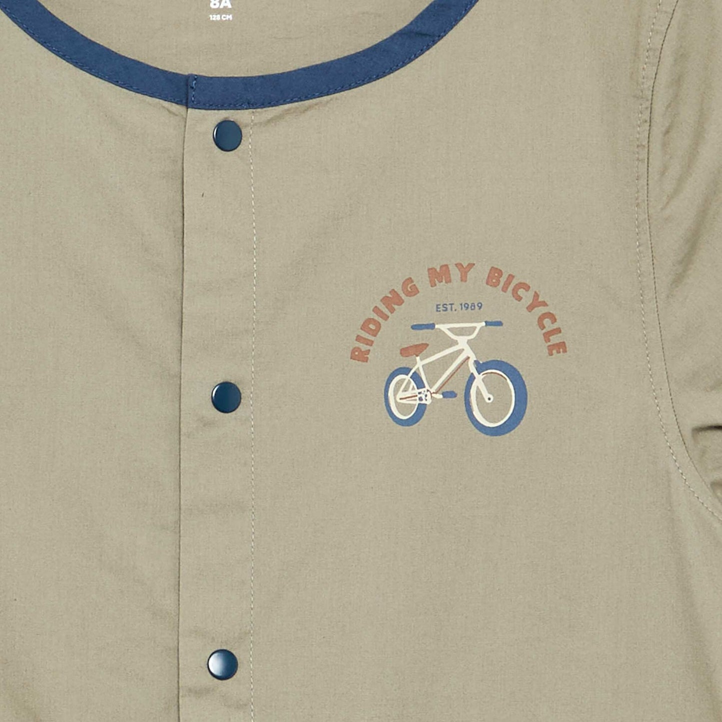 Long-sleeved school smock GREEN