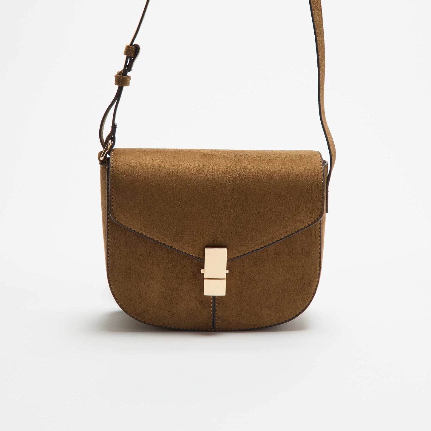 Suedette Handbag KHAKI