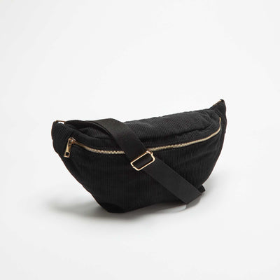 Velvet Belt Bag BLACK