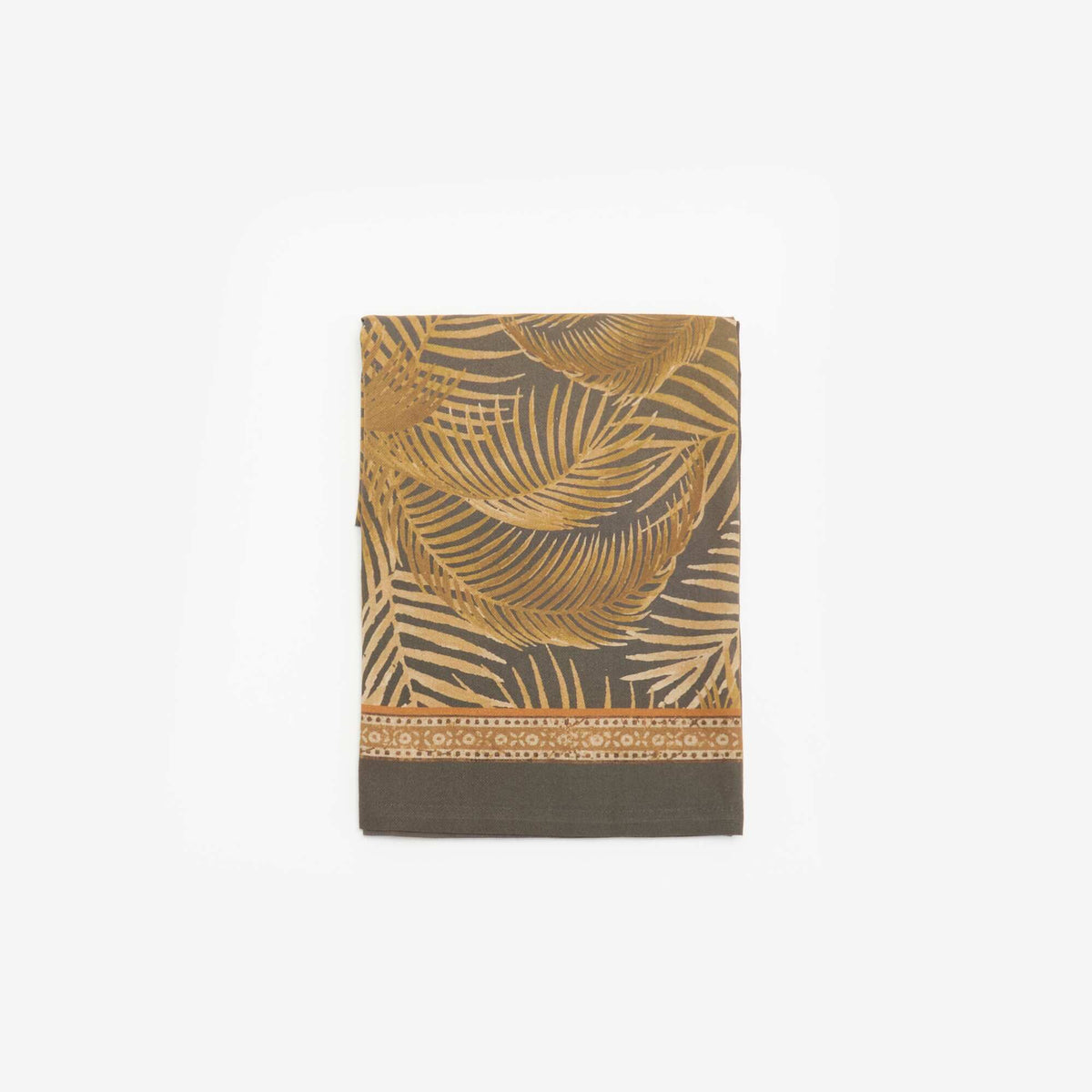 Patterned Scarf BROWN