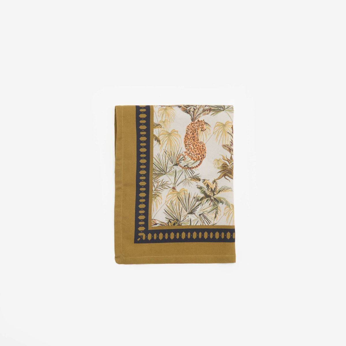 Patterned Scarf KHAKI