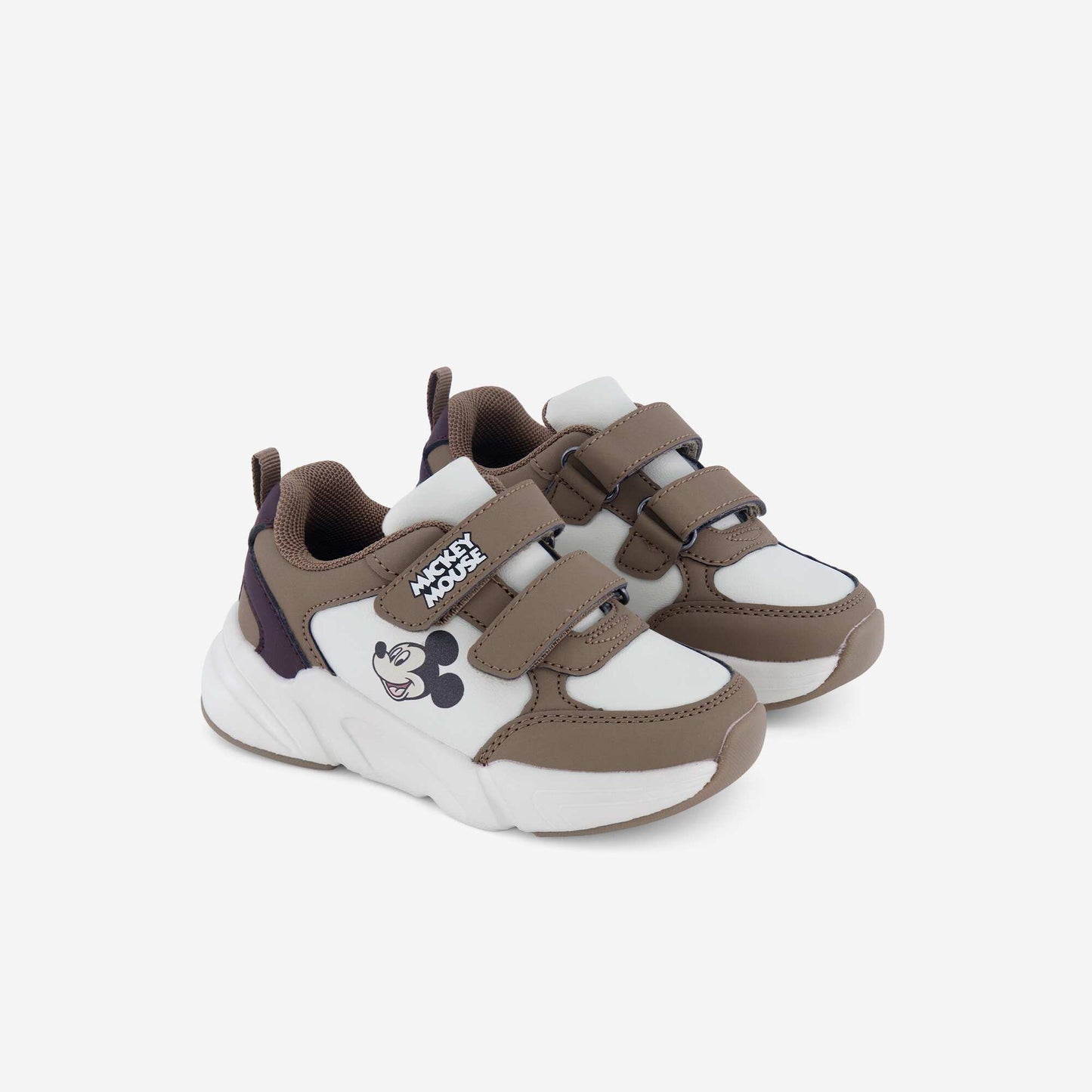 'Disney' 'Mickey' Low-Top Sneakers BROWN