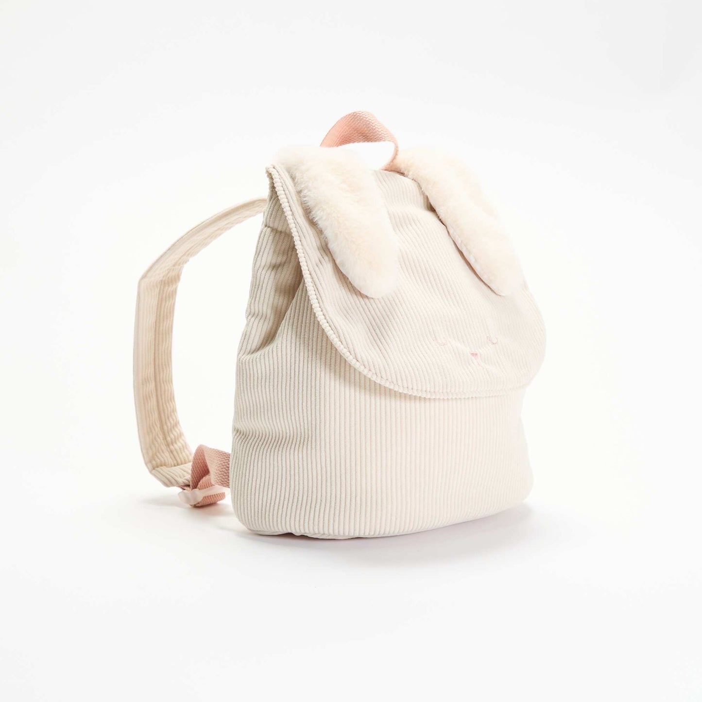 Animal-Look Backpack with Ears BEIGE