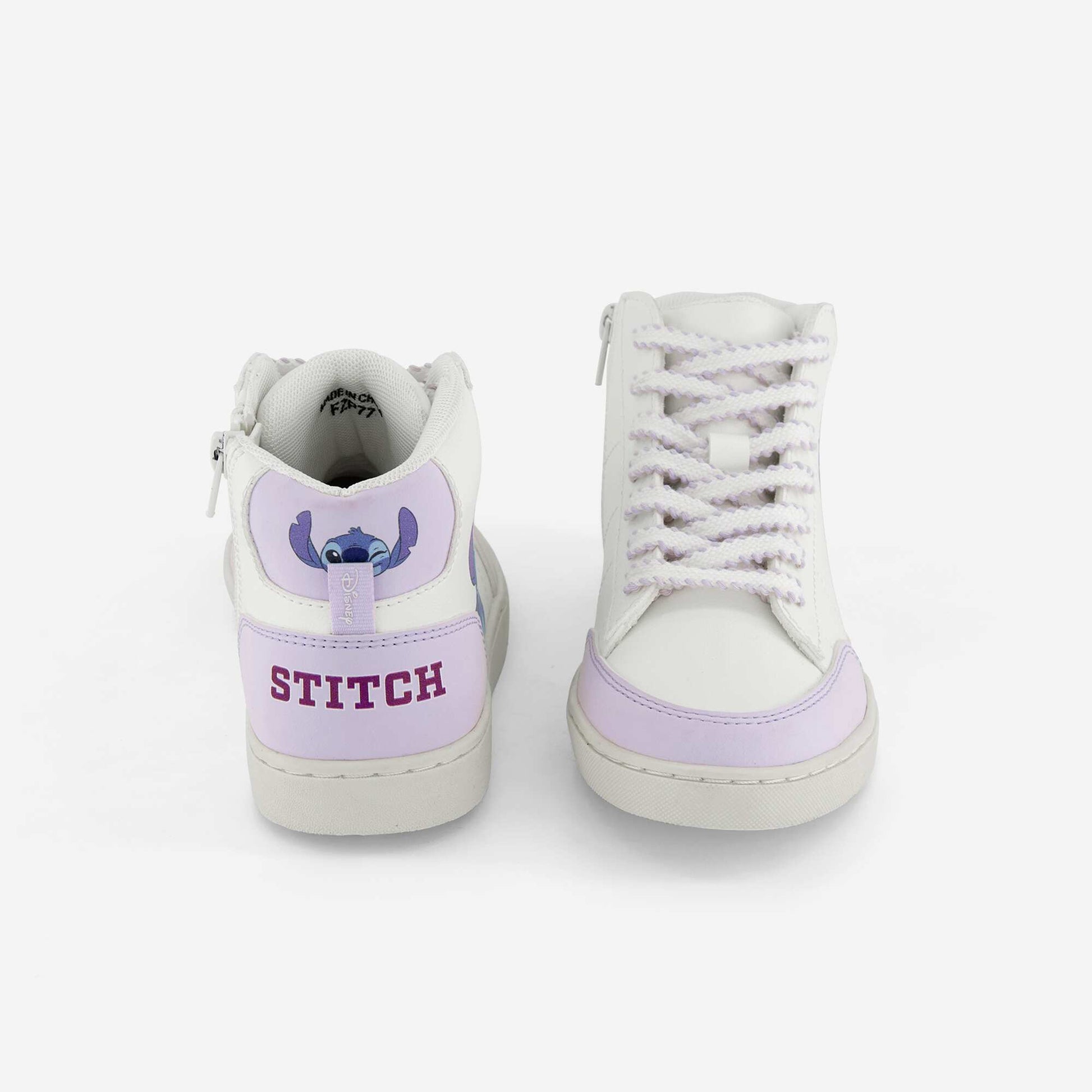 High-top 'Disney' 'Stitch' Sneakers PURPLE