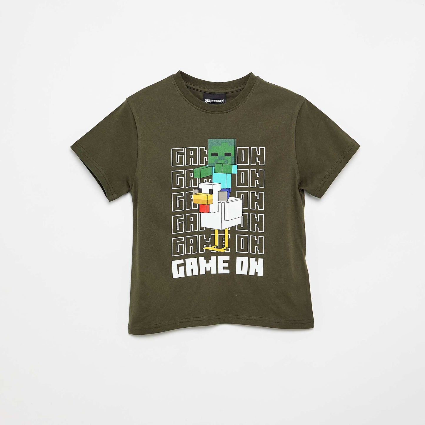 'Minecraft' Short-Sleeved T-shirt GREEN