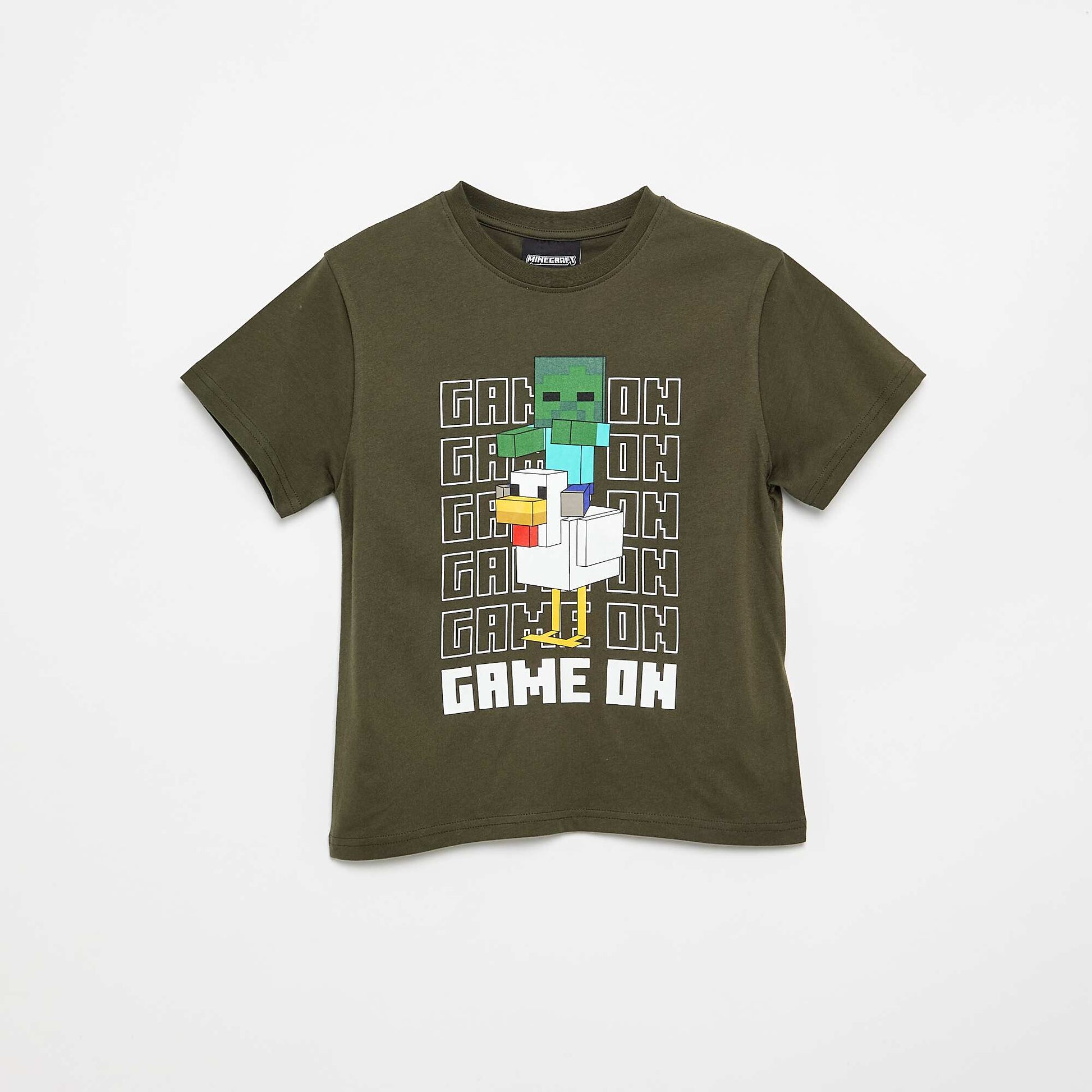 'Minecraft' Short-Sleeved T-shirt GREEN