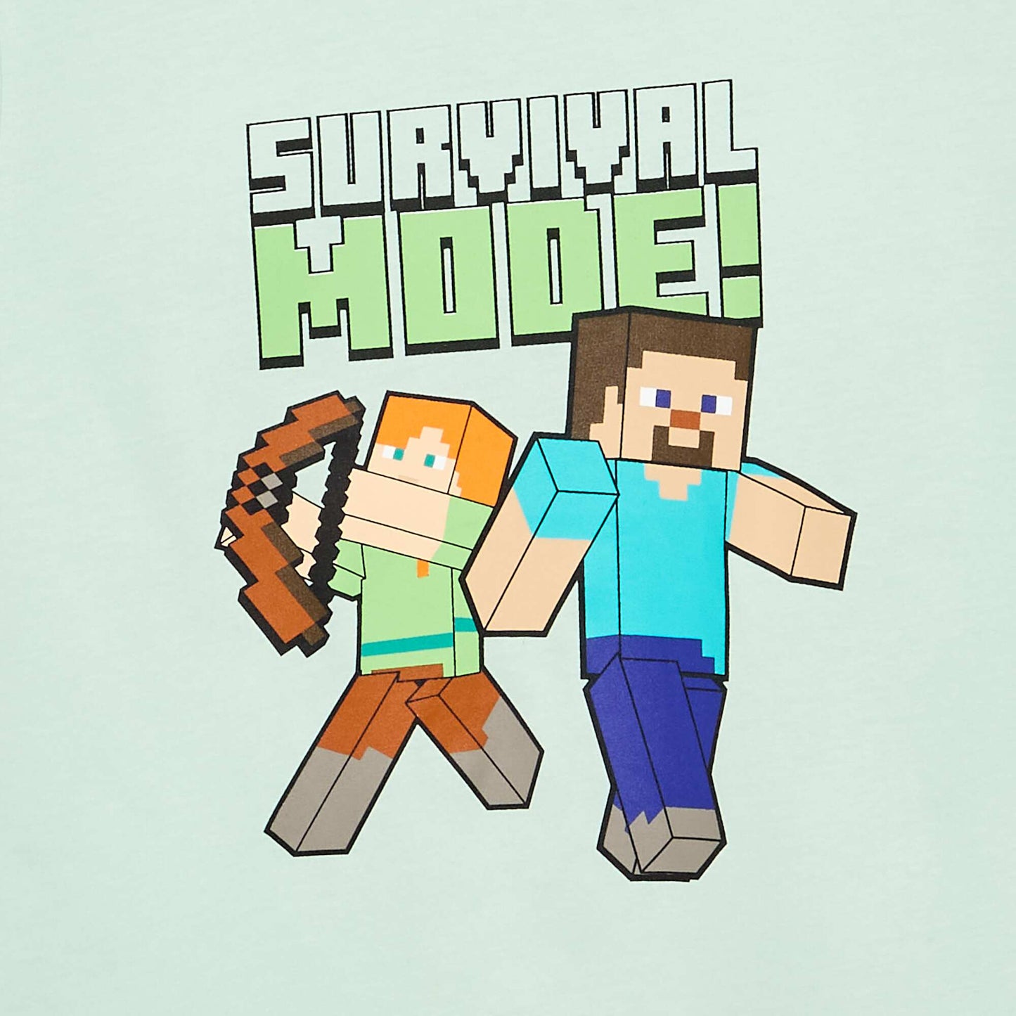 'Minecraft' Short-Sleeved T-shirt BLUE