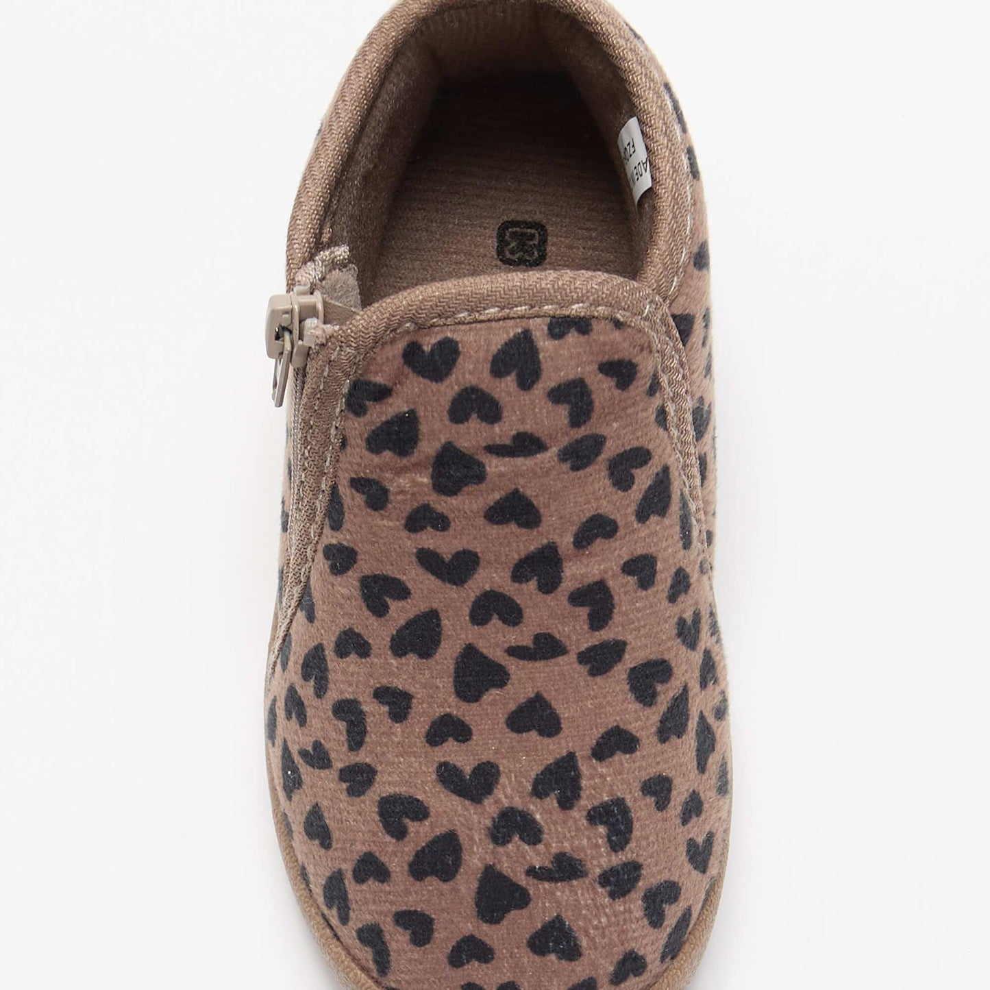 Leopard Print Bootie Slippers BROWN