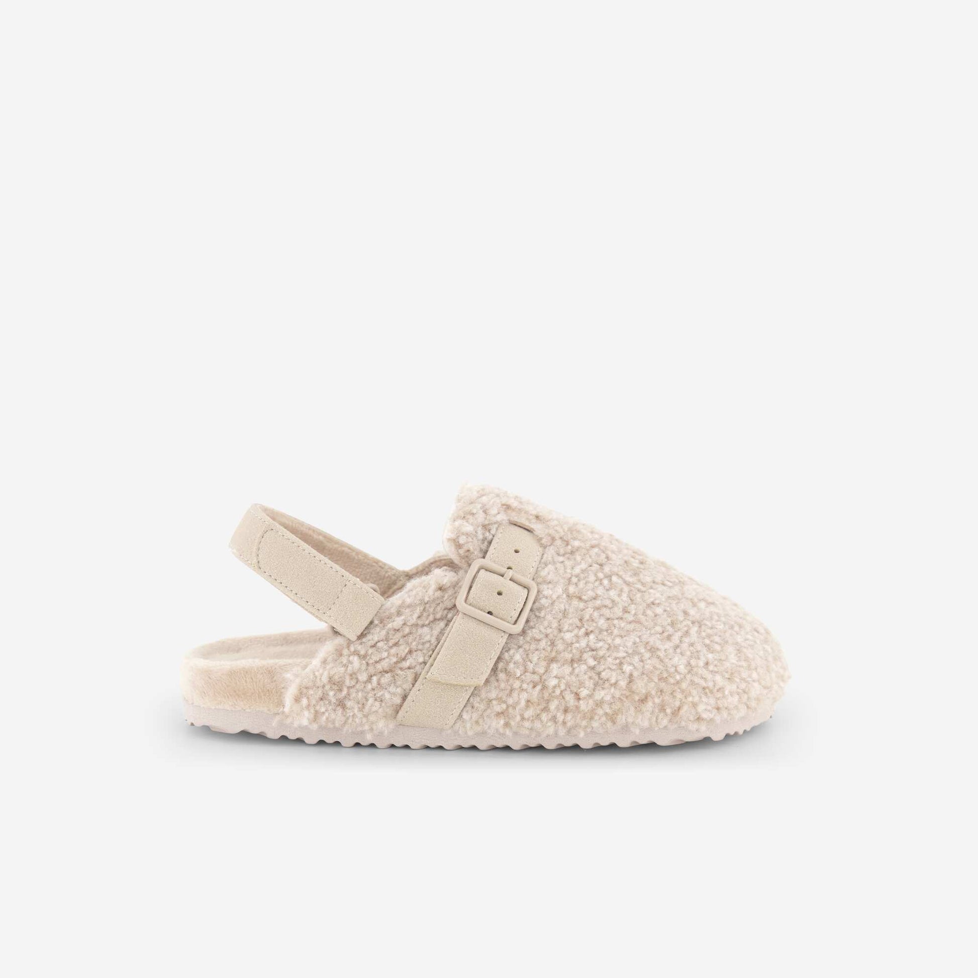 Furry Mules BEIGE