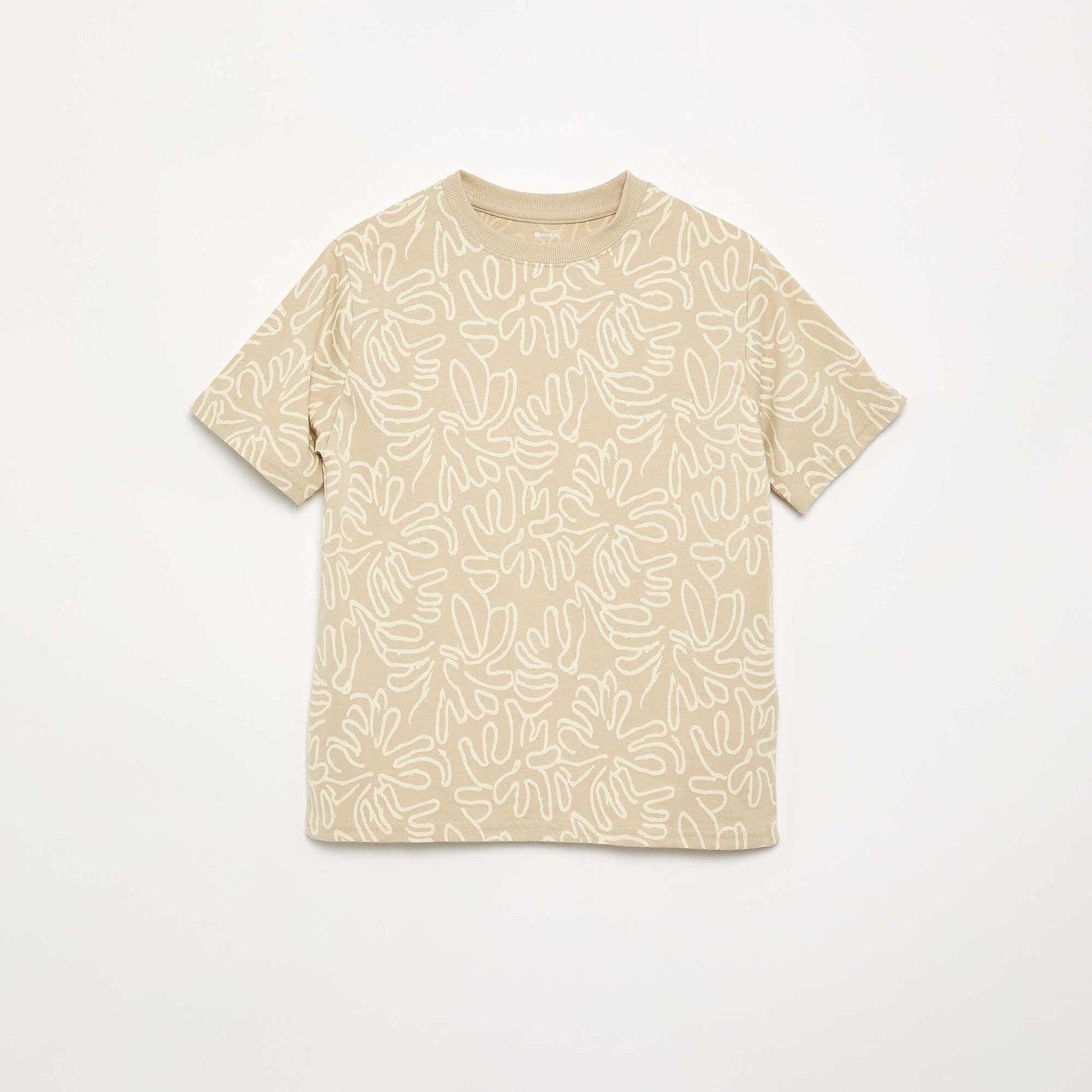 2-Pack Printed Short-Sleeved T-shirts YELLOW