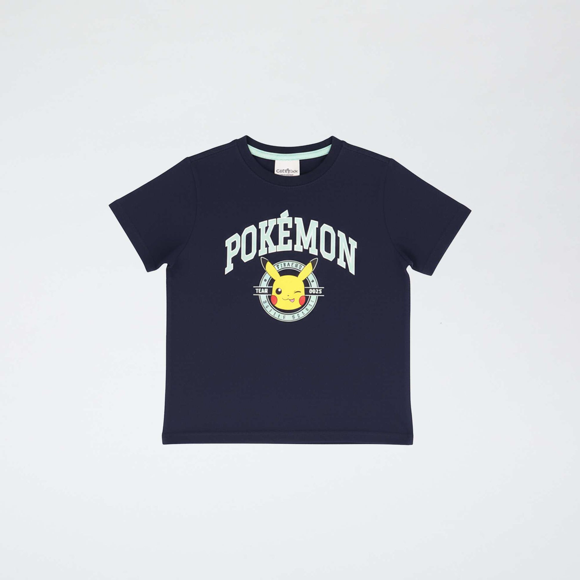 Short-sleeved 'Pokémon' print T-shirt BLUE