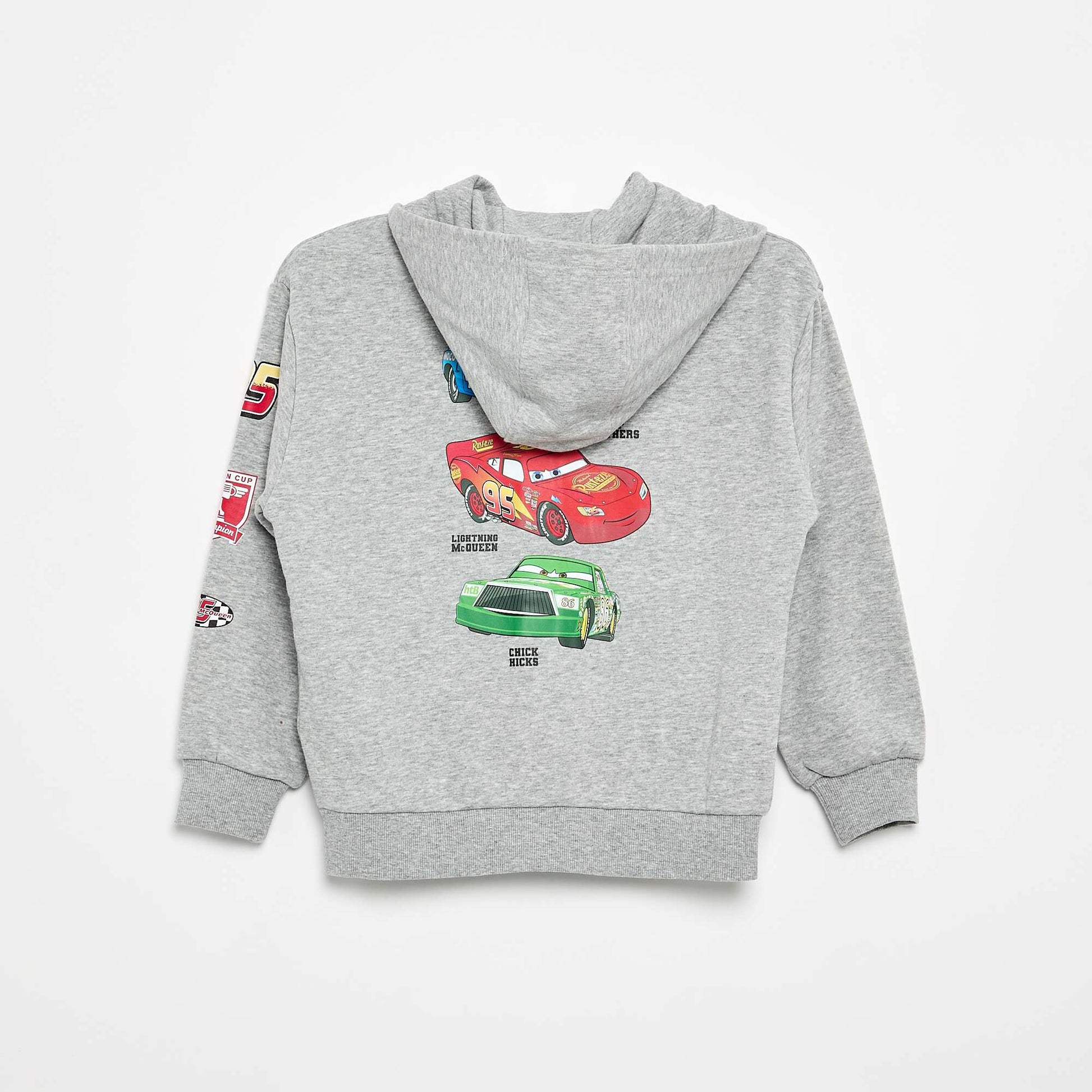 Disney 'Cars' Zip-Up Hoodie GREY
