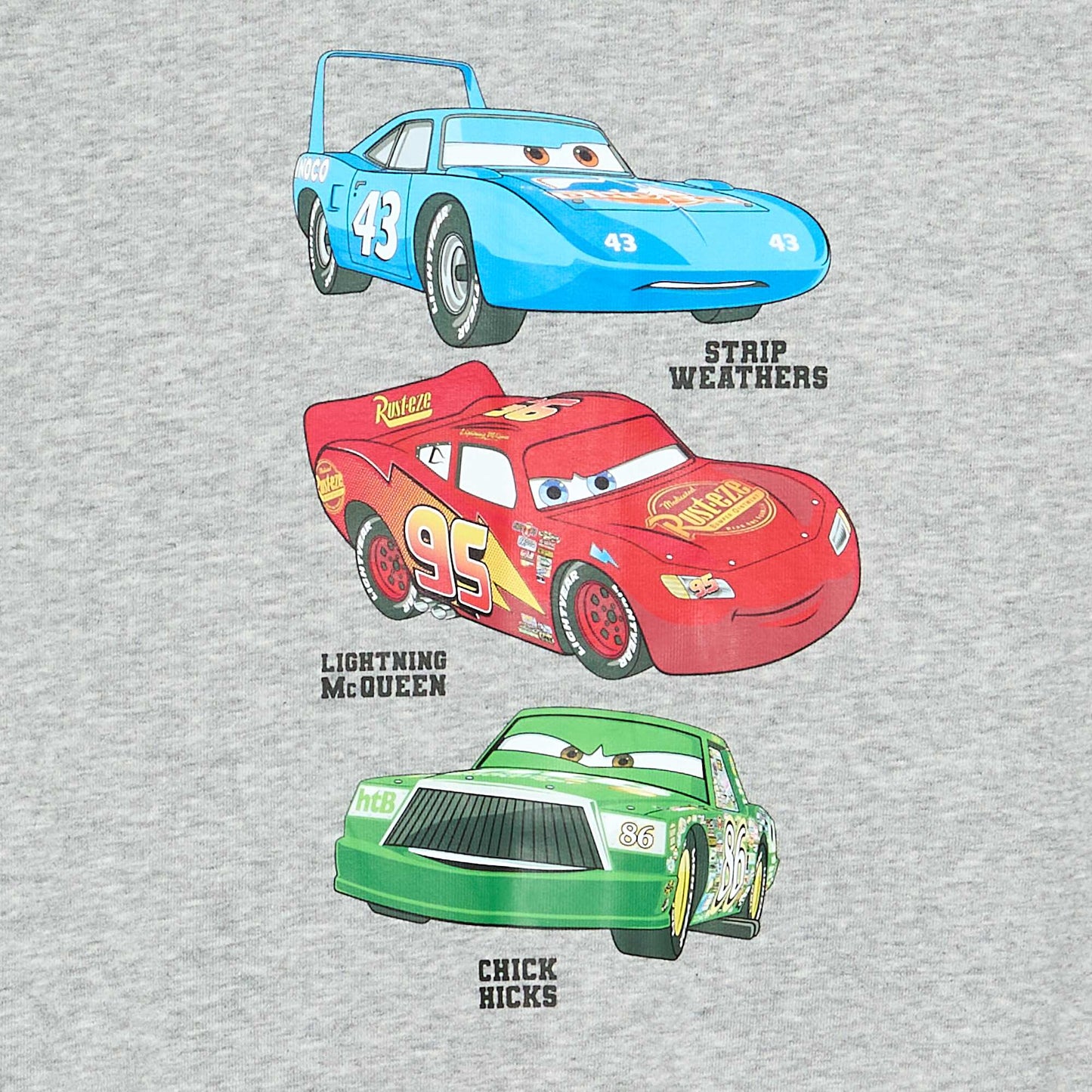 Disney 'Cars' Zip-Up Hoodie GREY