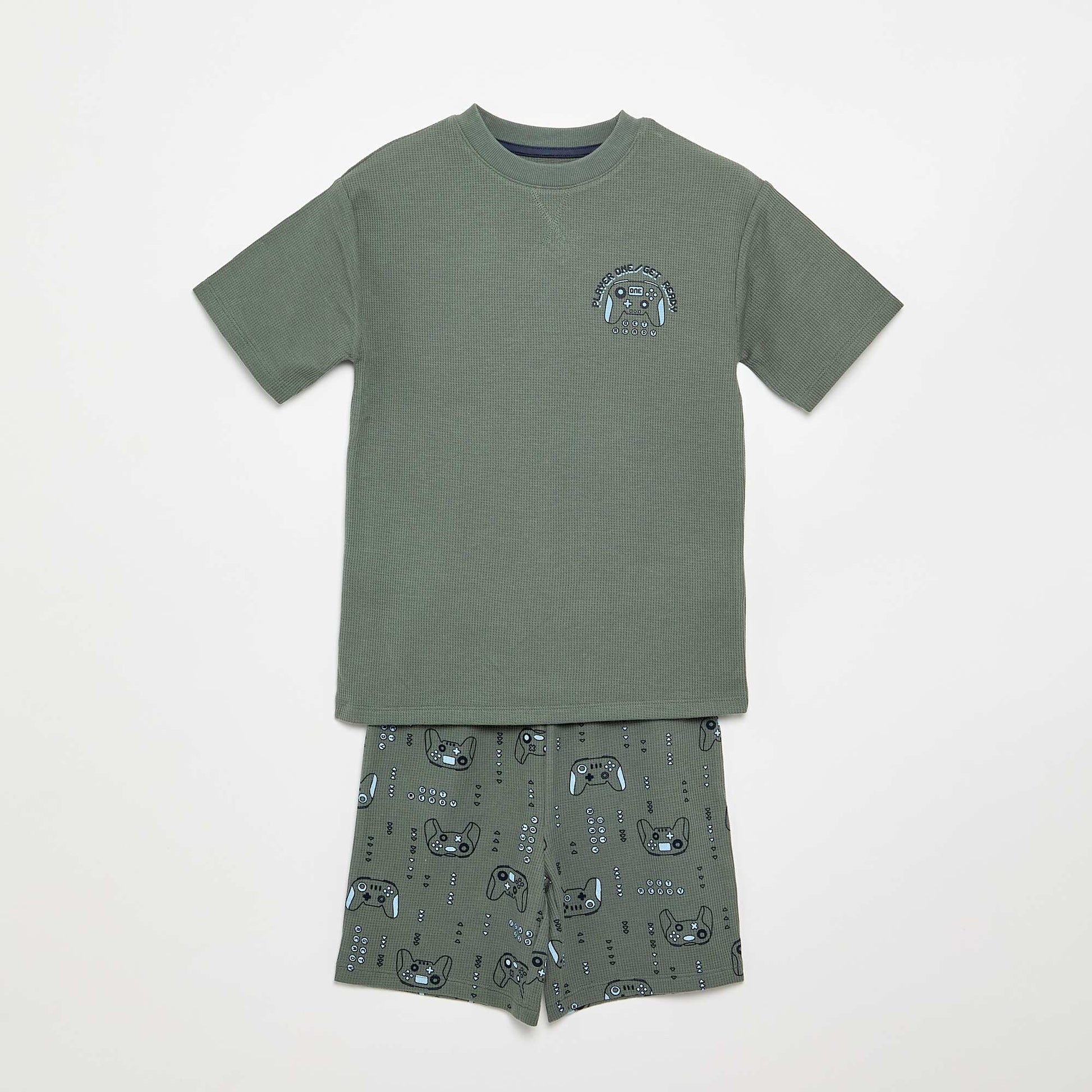 2-piece cotton short pyjamas GREEN
