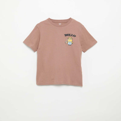 Short-sleeved 'Minions' T-shirt BROWN