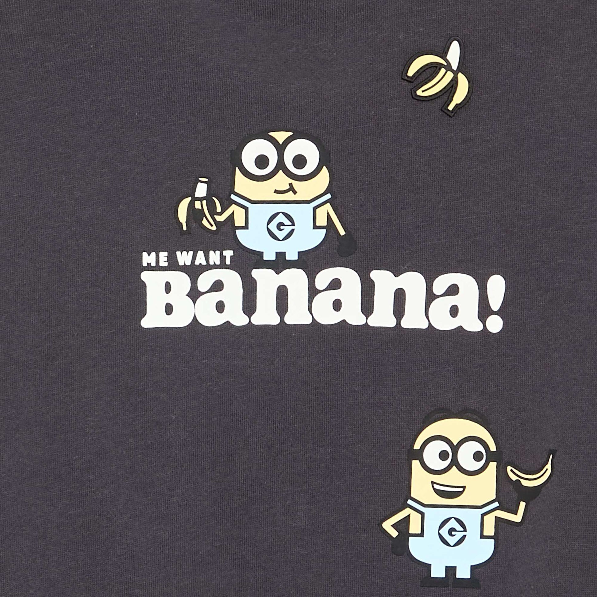 Minions' Buttoned Fleece Sweatshirt BLACK