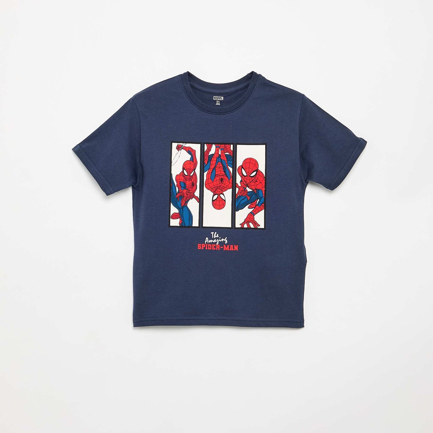 Spider-Man \'Marvel\' Short-Sleeved T-Shirt BLUE