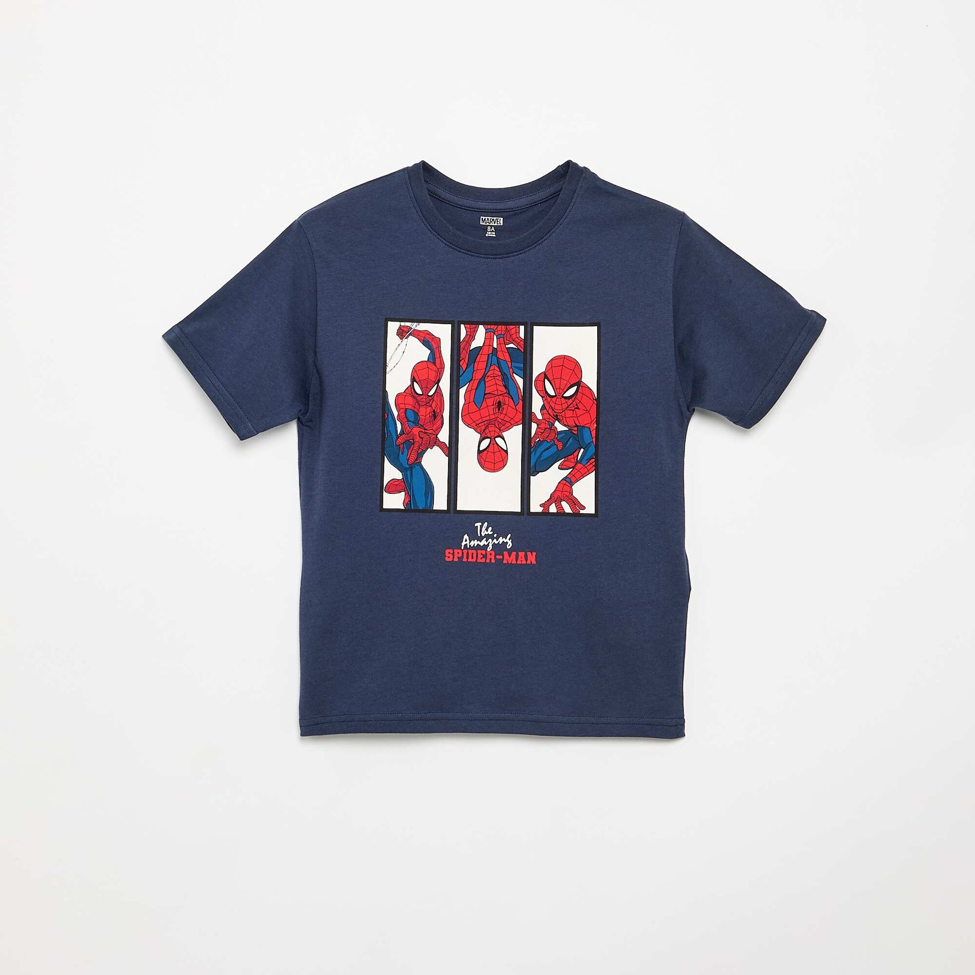 Spider-Man \'Marvel\' Short-Sleeved T-Shirt BLUE