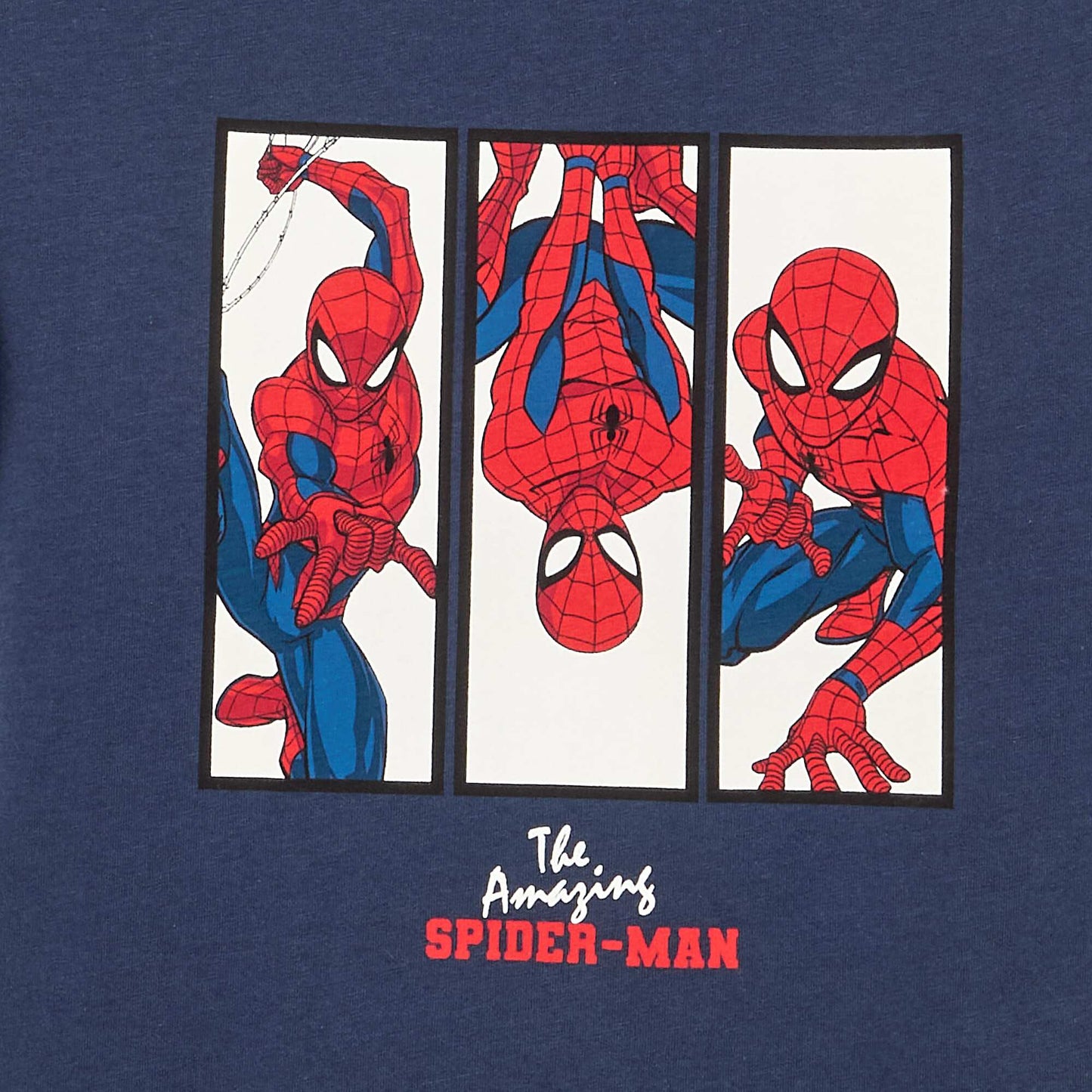 Spider-Man \'Marvel\' Short-Sleeved T-Shirt BLUE