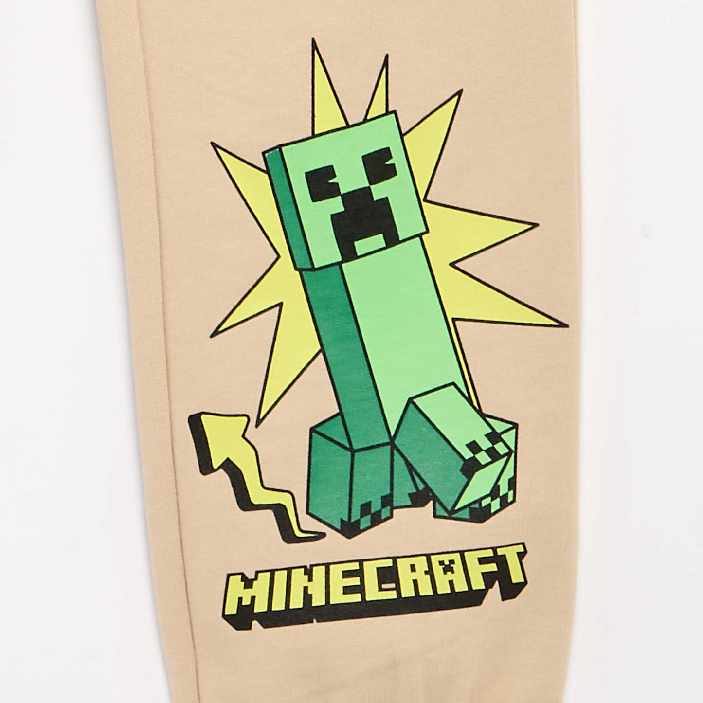Minecraft jogging bottoms BEIGE