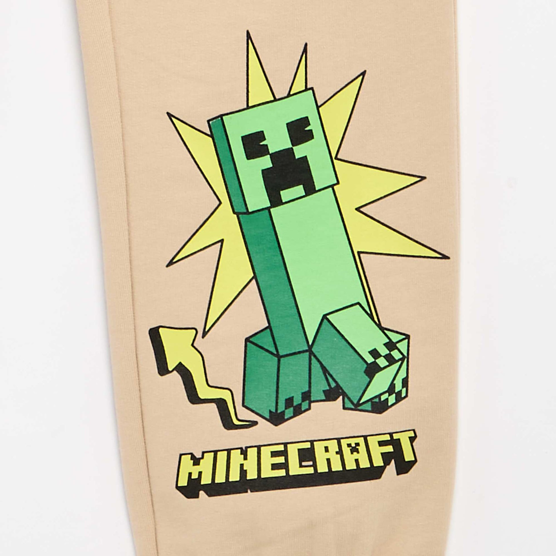 Minecraft jogging bottoms BEIGE