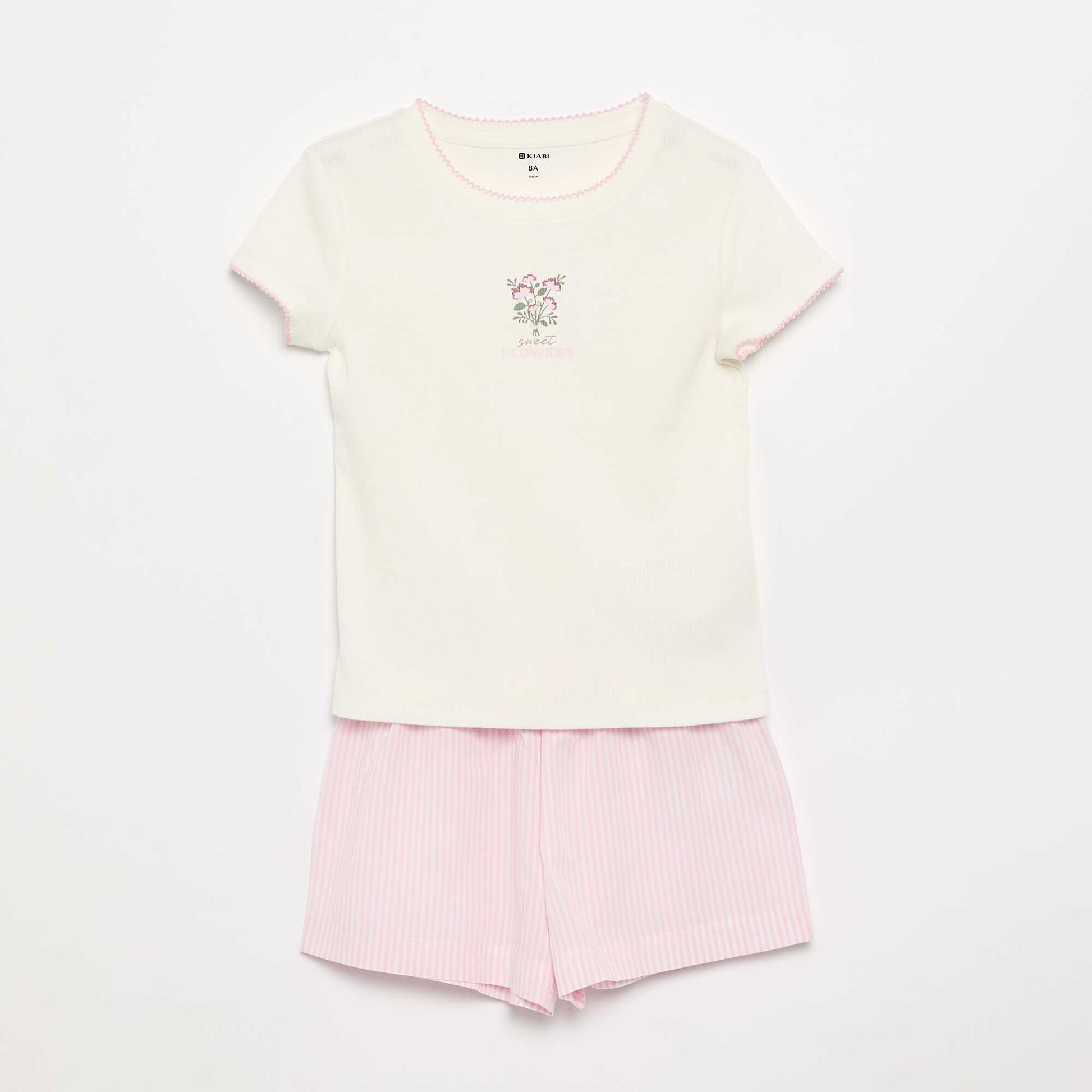 2-piece cotton pyjamas PINK