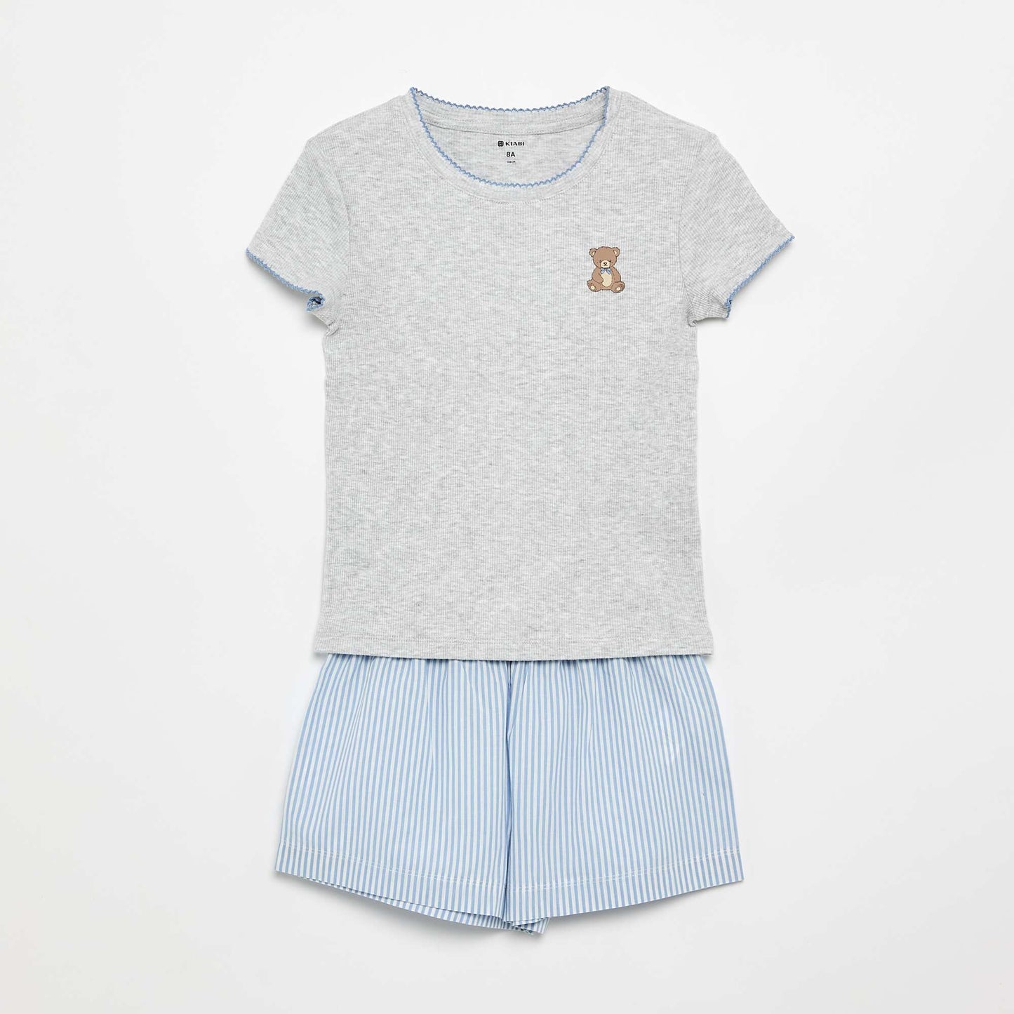 2-piece cotton pyjamas BLUE