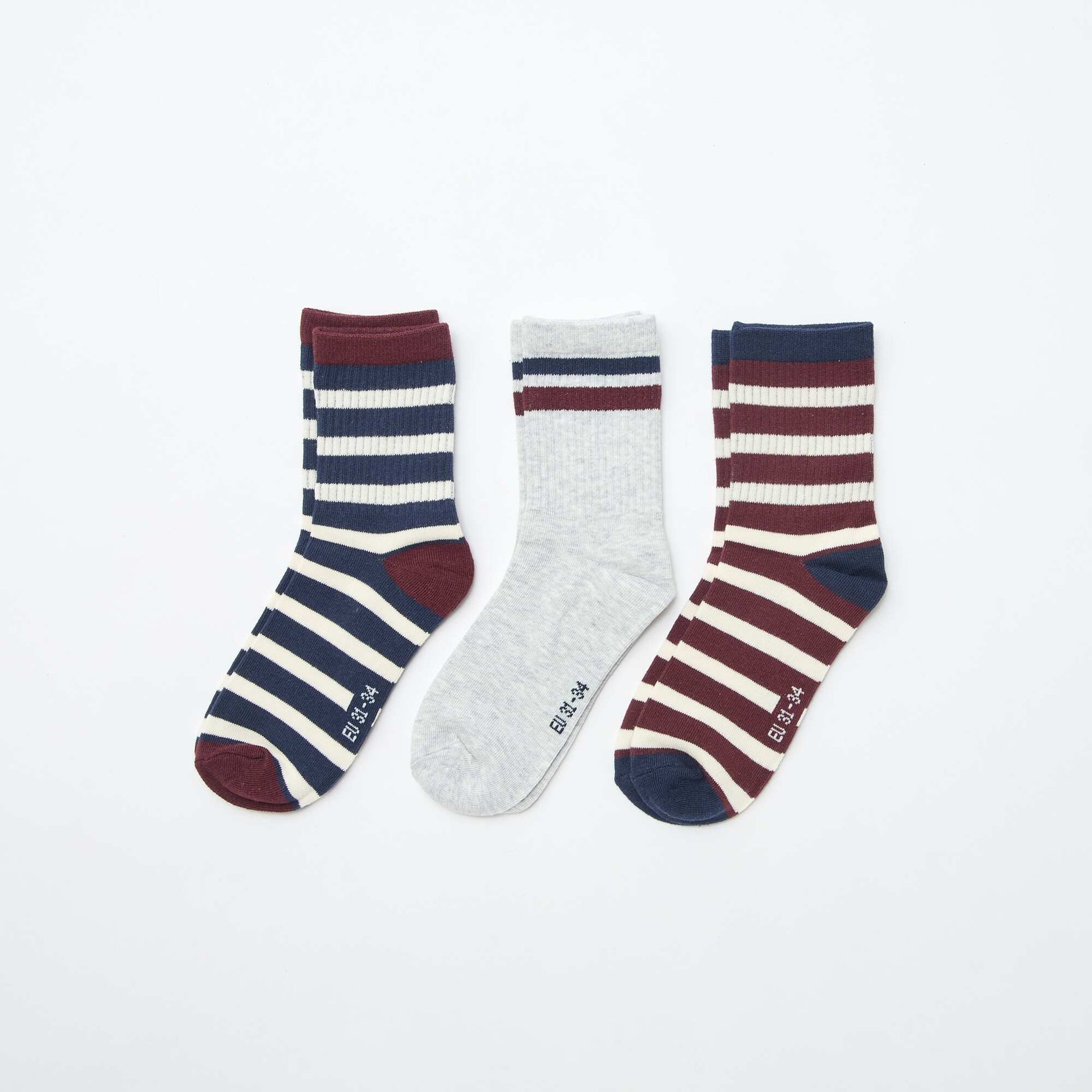 Pack of 3 socks BLUE
