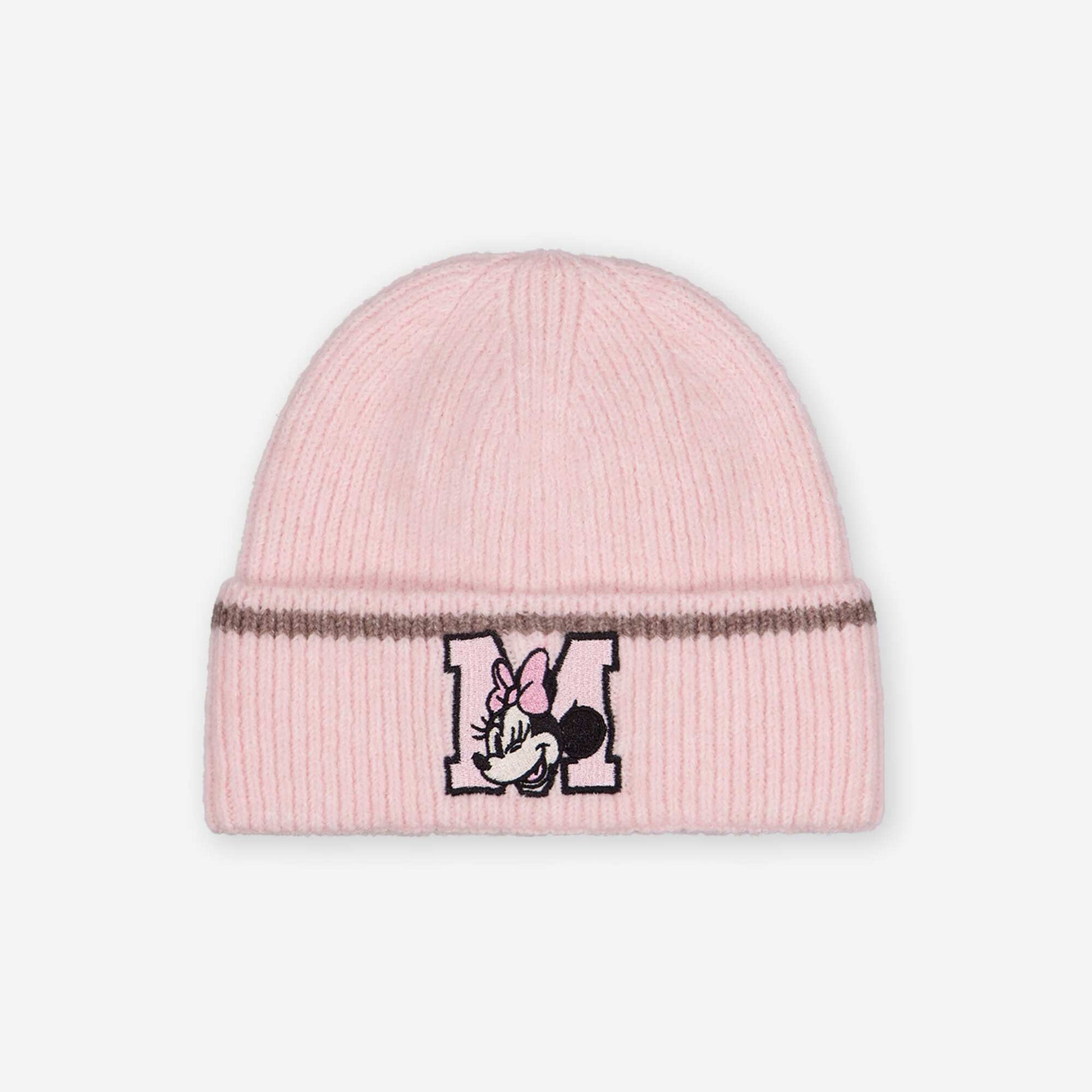 Disney Minnie Beanie with Folded Brim PINK