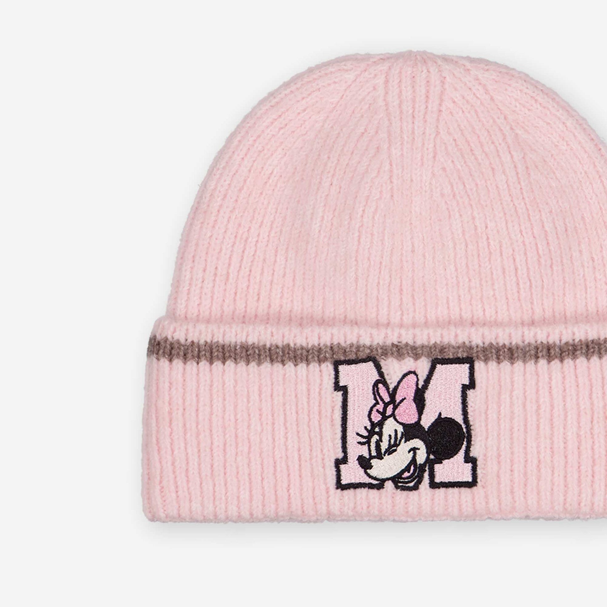 Disney Minnie Beanie with Folded Brim PINK