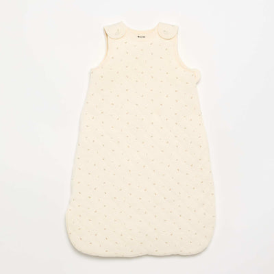 Quilted Sleeveless Sleep Sack WHITE