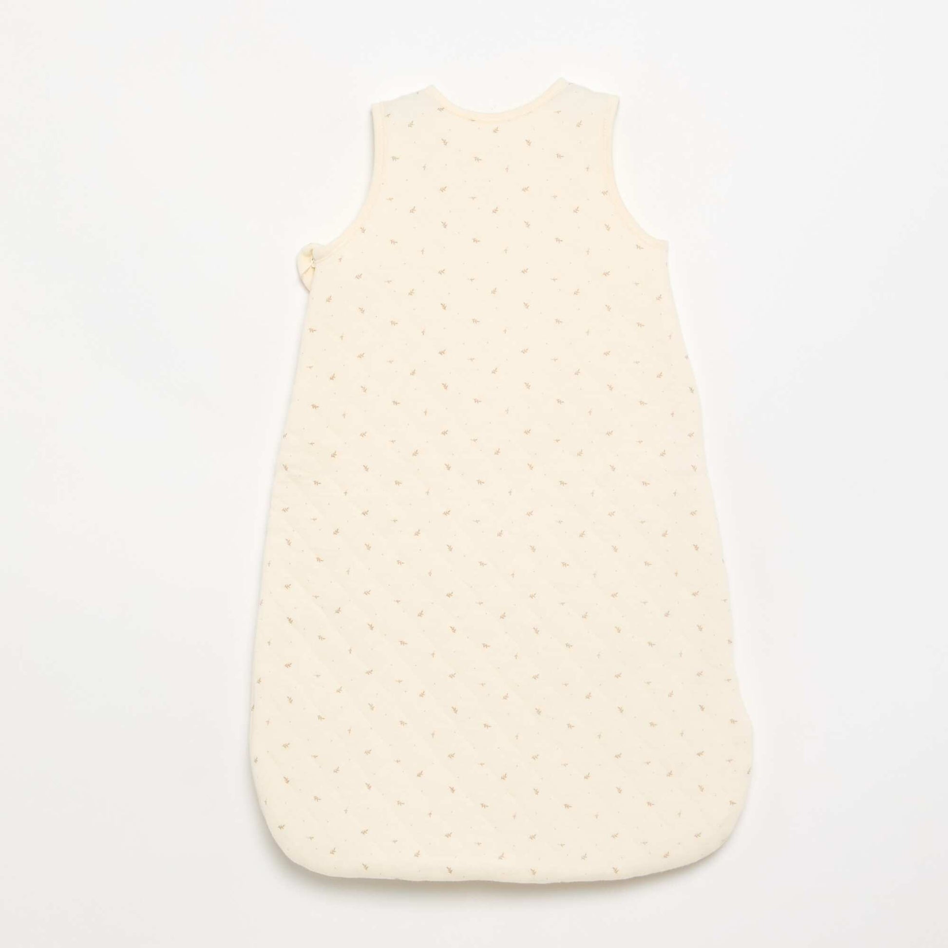 Quilted Sleeveless Sleep Sack WHITE