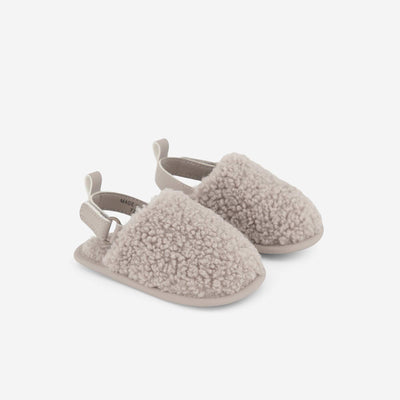 Mule Slippers with Back Straps BEIGE