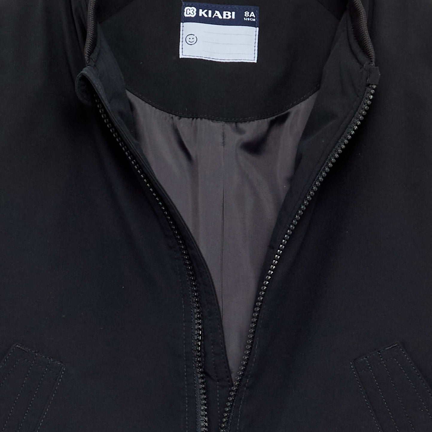 Plain bomber jacket BLACK