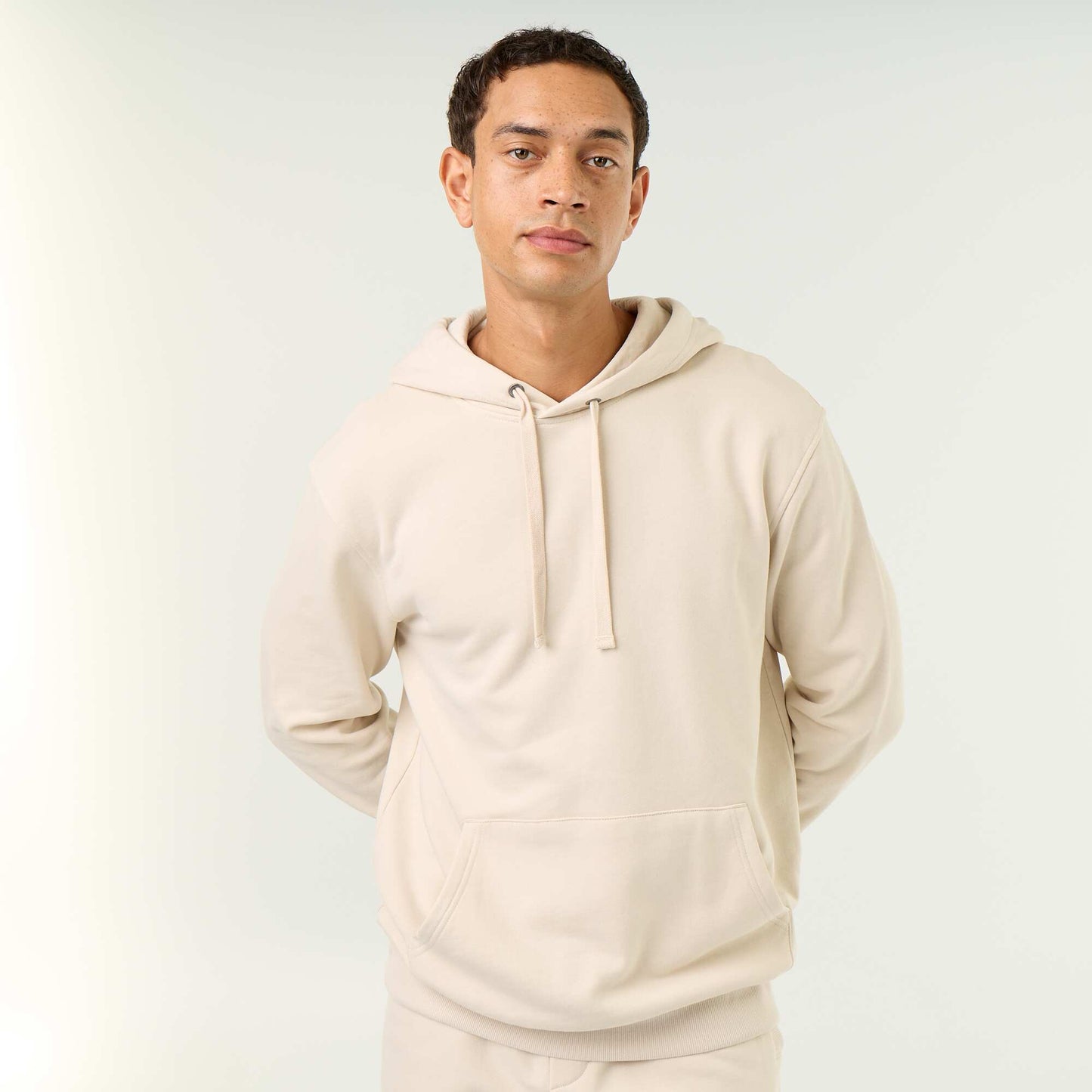 Plain Hooded Sweatshirt GREY